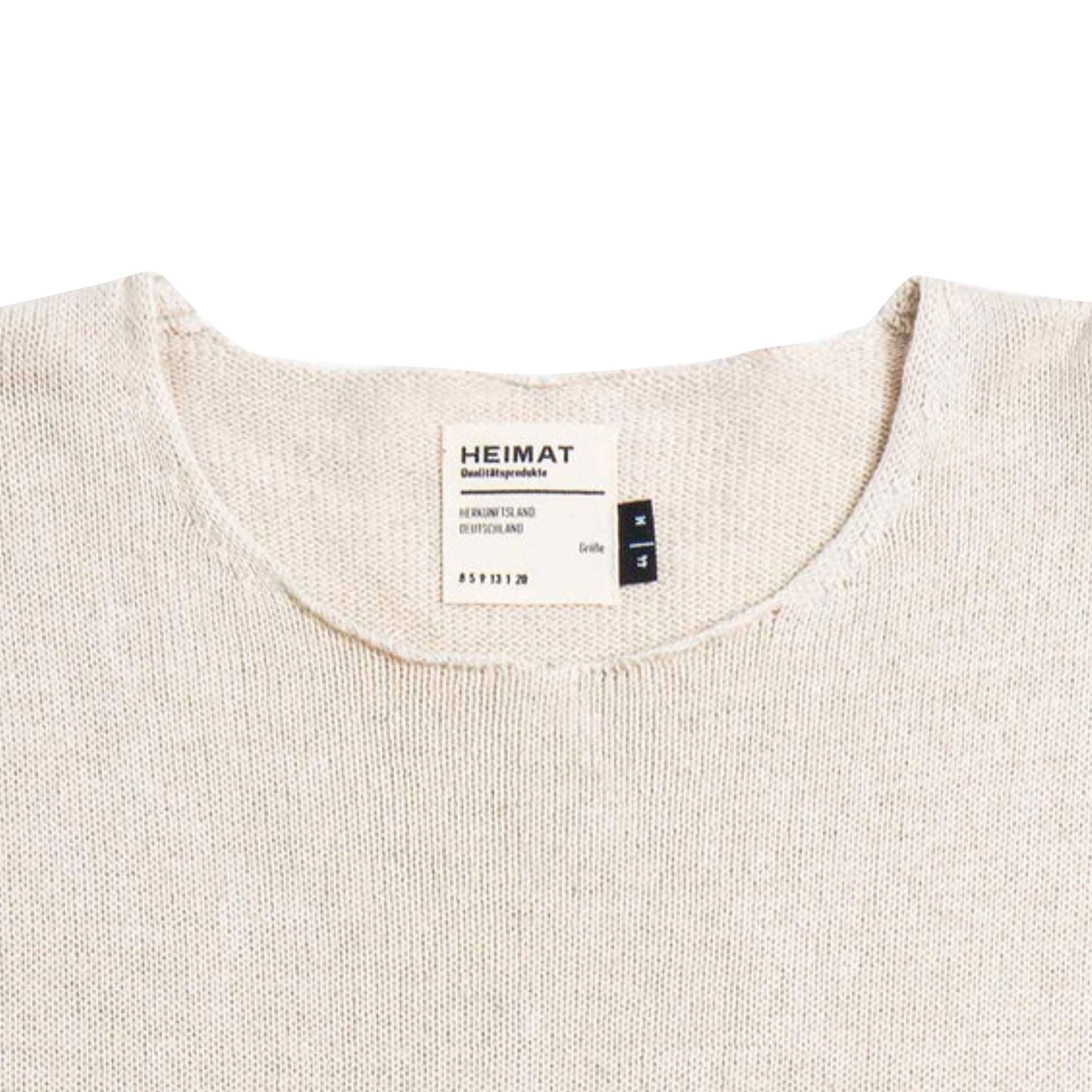 Heimat Cotton Linen Harbour Sweater - Seashell