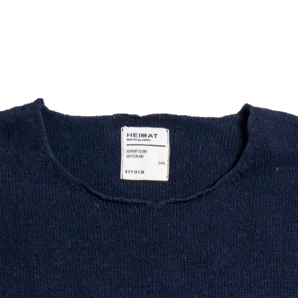 Heimat Cotton Linen Harbour Sweater - Ink