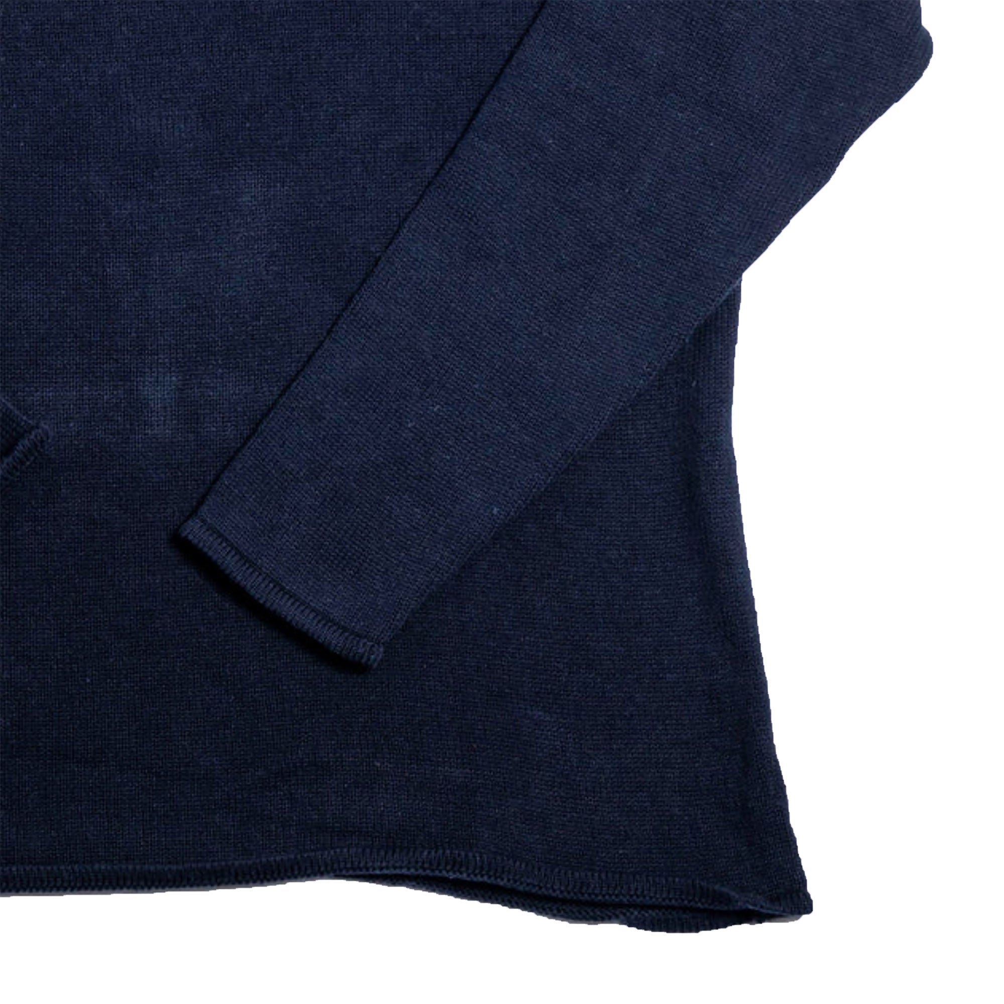Heimat Cotton Linen Harbour Sweater - Ink