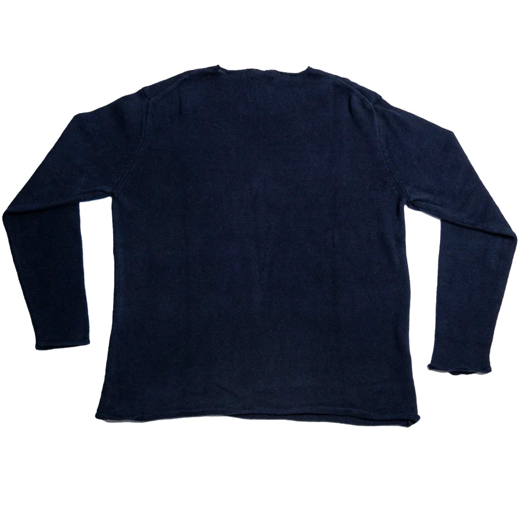 Heimat Cotton Linen Harbour Sweater - Ink