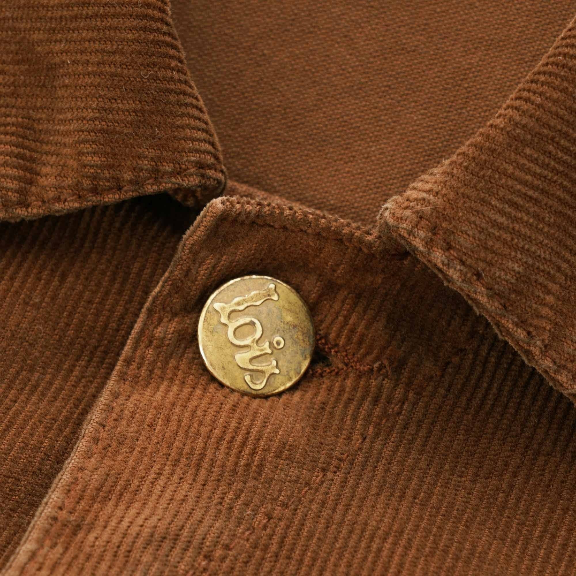 Tejana Thin Cord Jacket - Brown