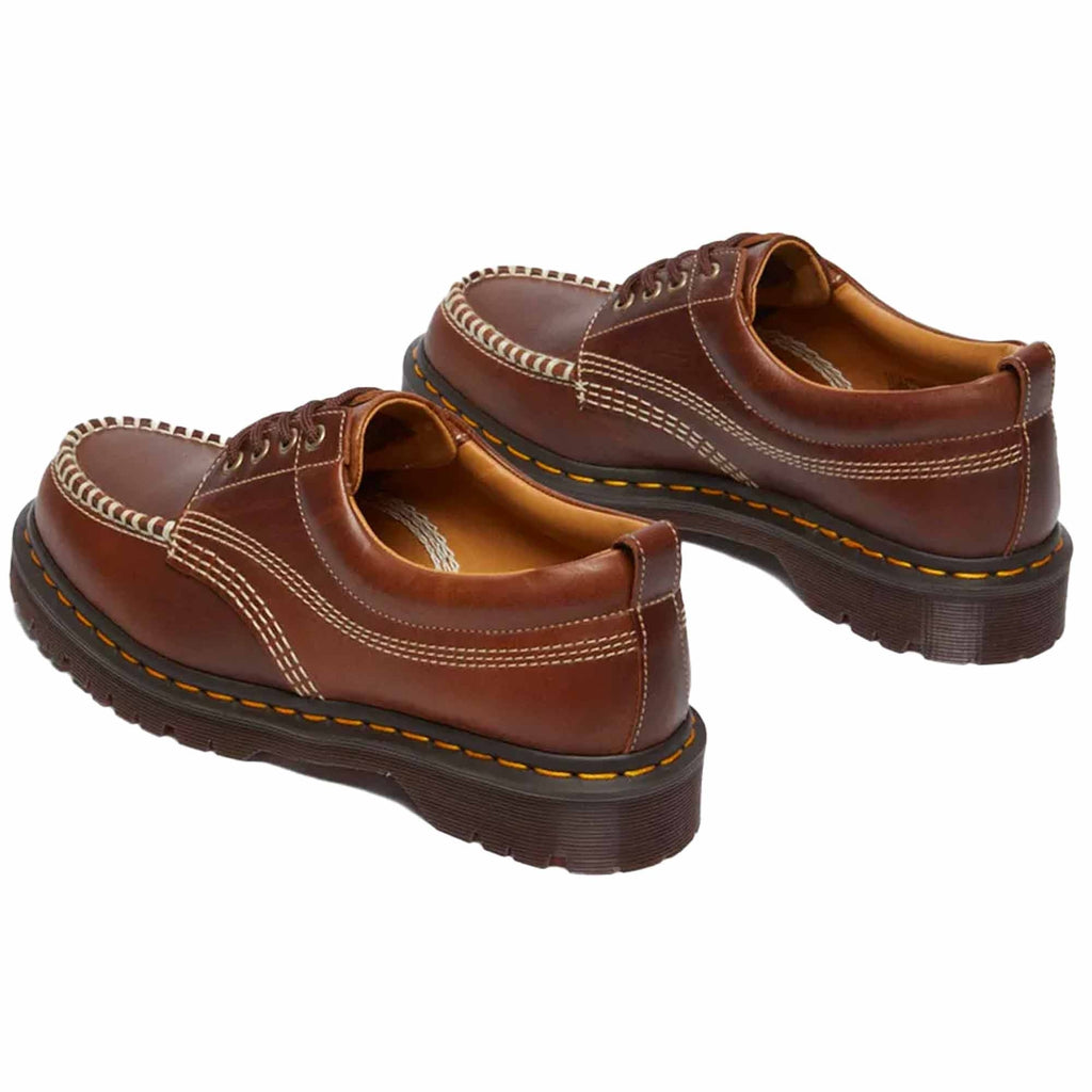 Dr. Martens Lowell Leather Moc Toe Shoes - Butterscotch