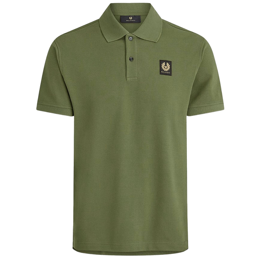 Belstaff Logo Polo Shirt - True Olive