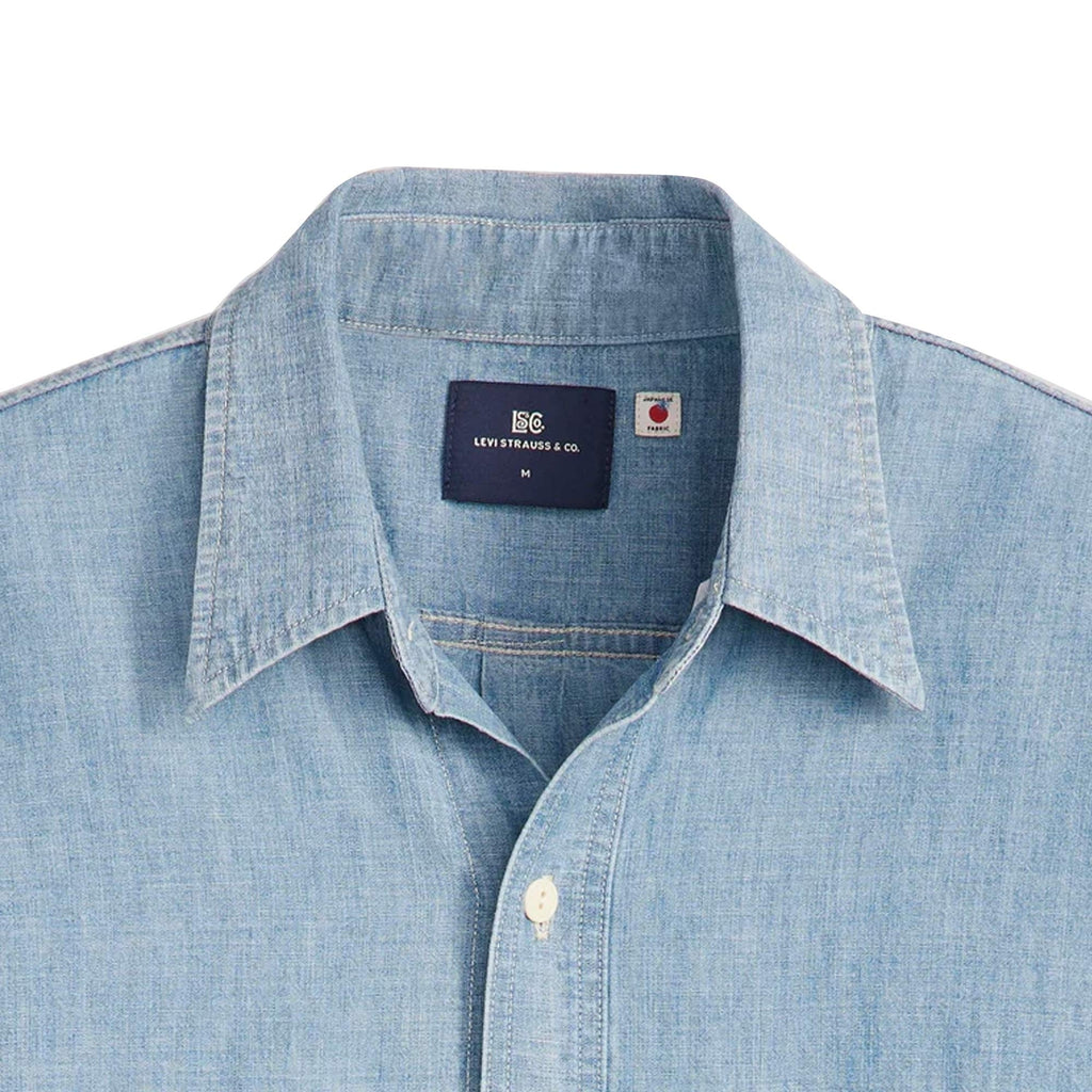 Blue Tab™ Men's Work Shirt - Light Blue