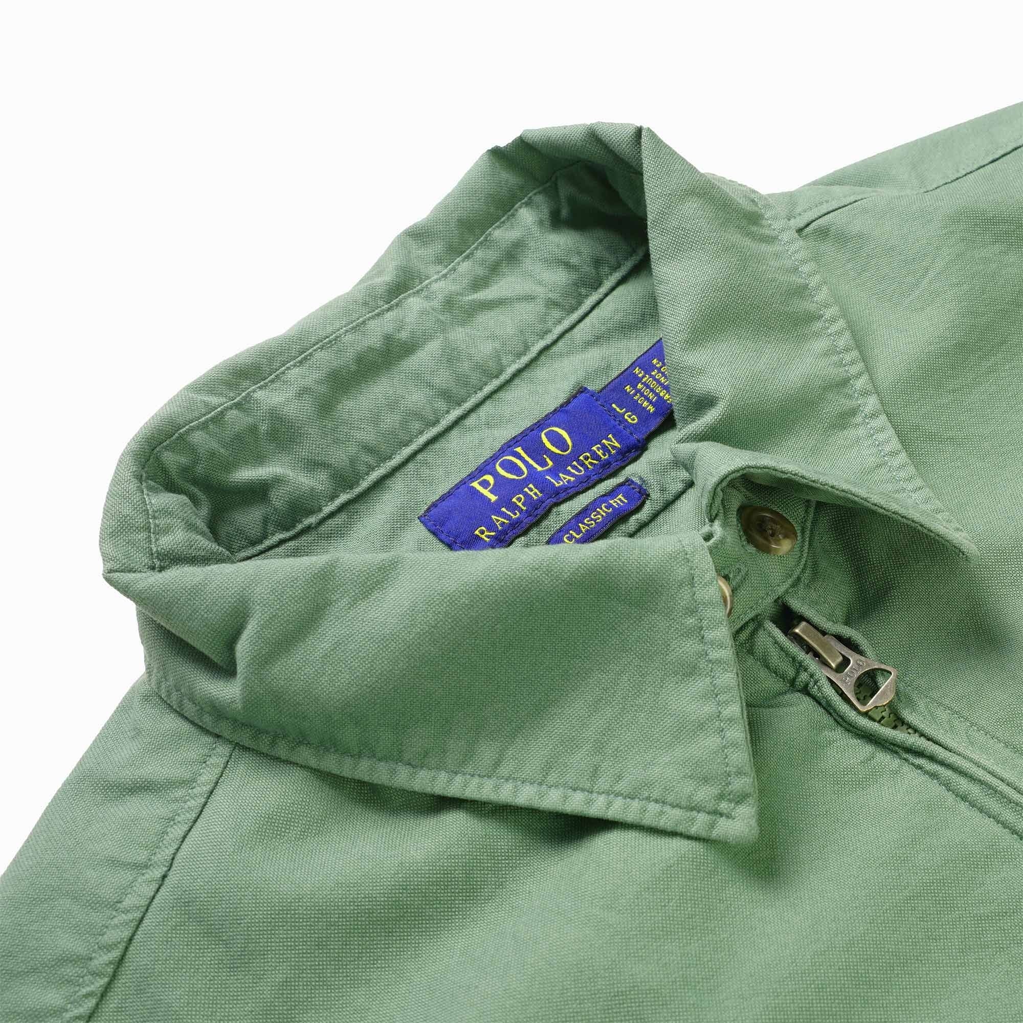 Polo Ralph Lauren Garment-Dyed Oxford Overshirt - Fatigue