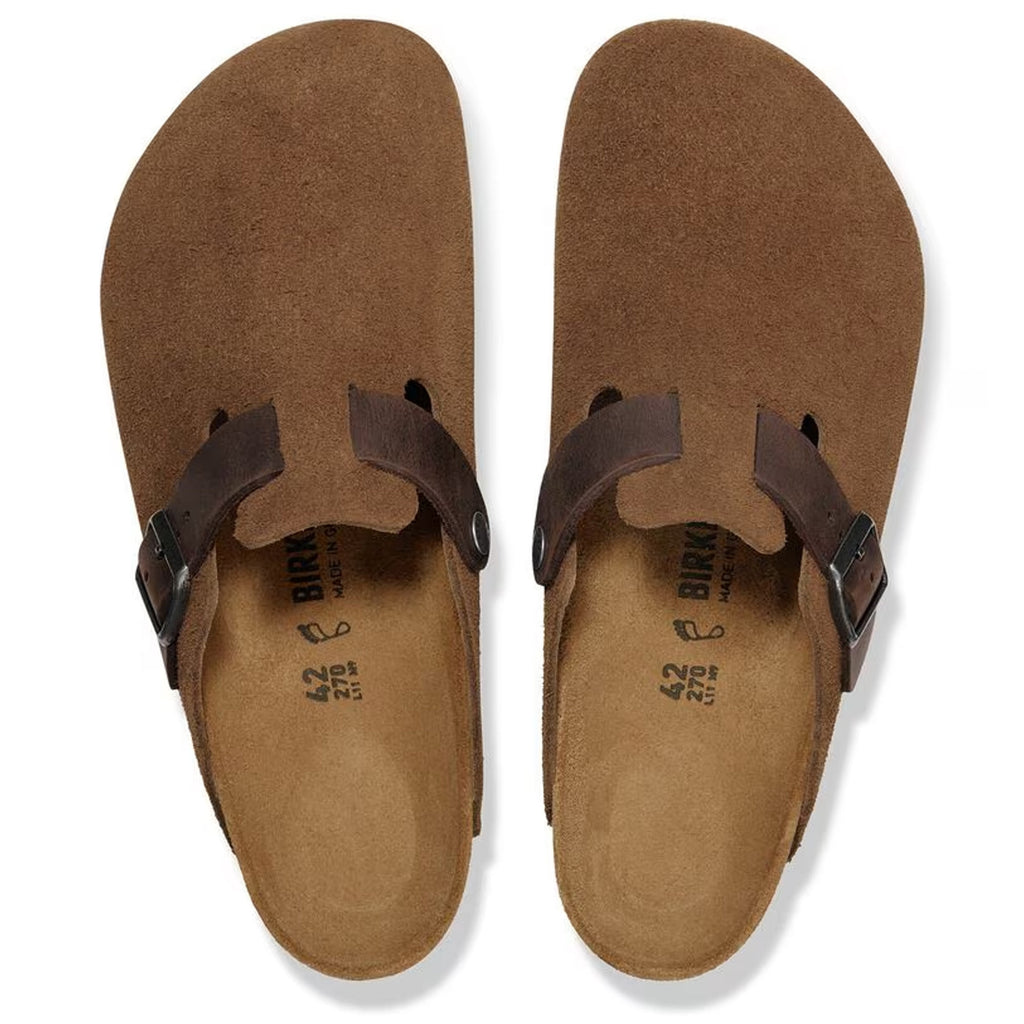 Boston BS Mixed Leather - Dark Tea