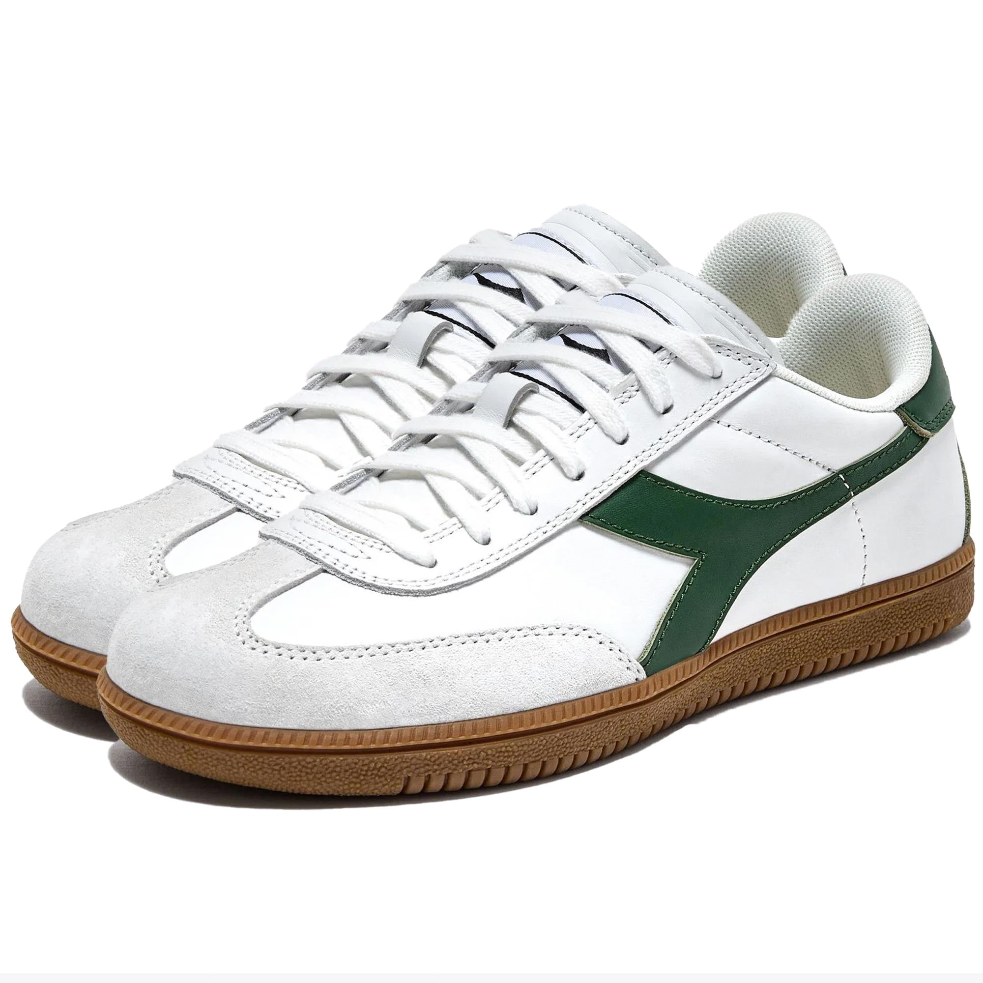 Diadora Trainer - White and Green