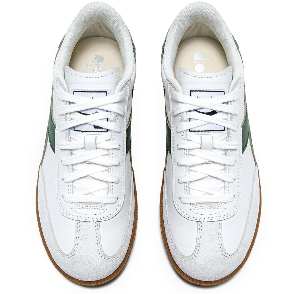 Diadora Trainer - White and Green