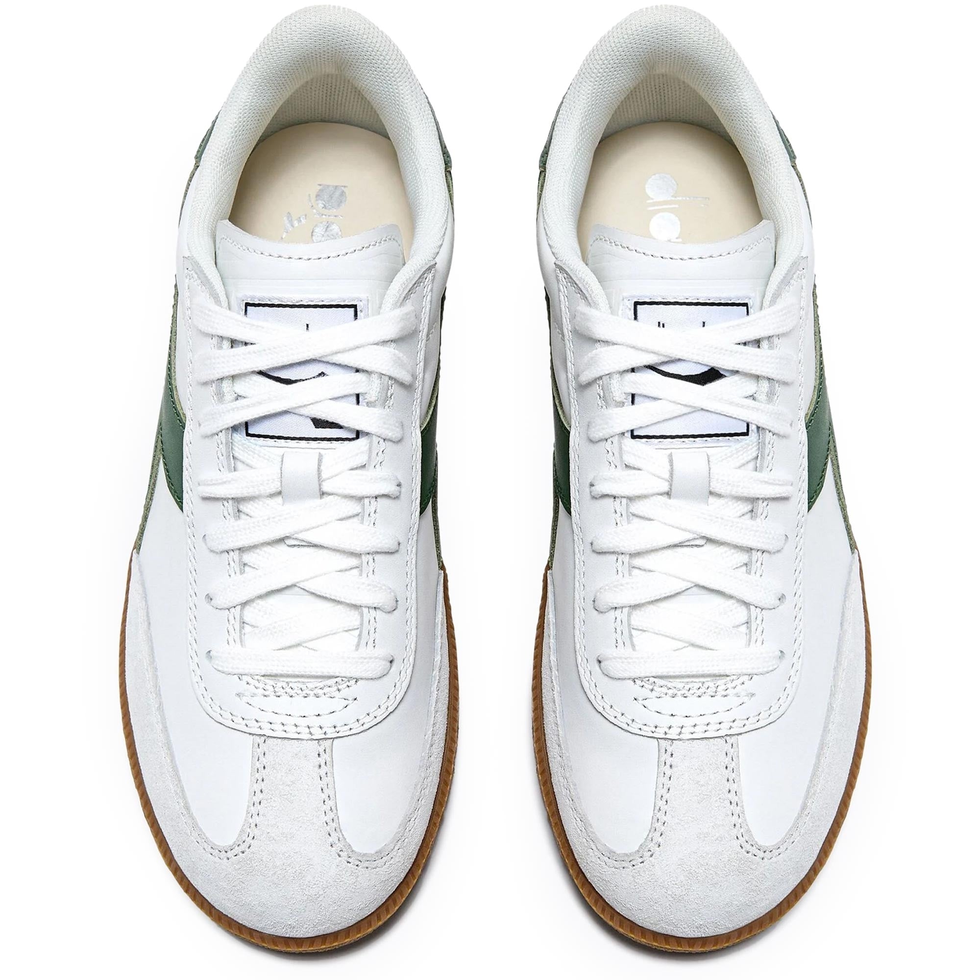 Diadora Trainer - White and Green