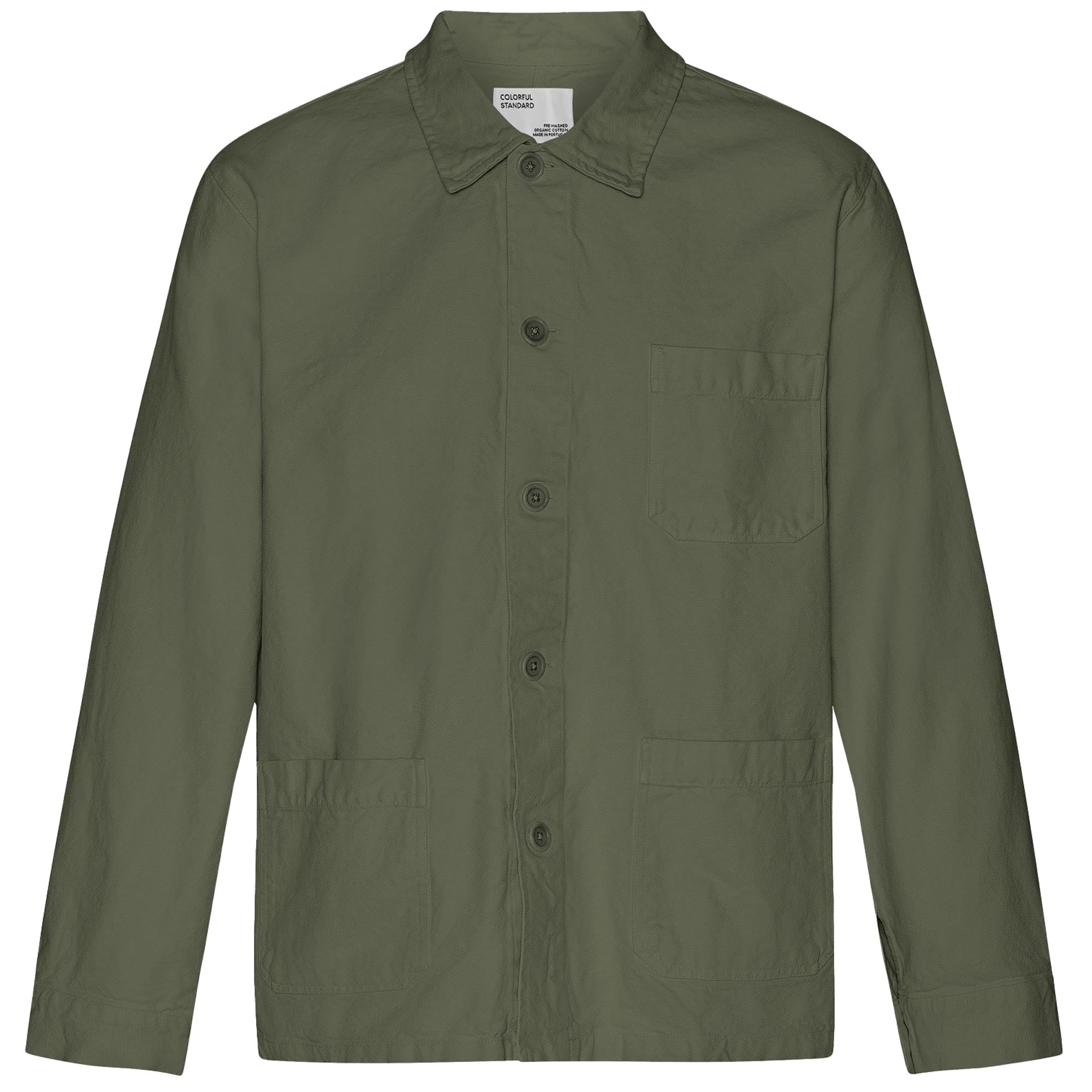 Organic Workwear Jacket - Dusty Olive