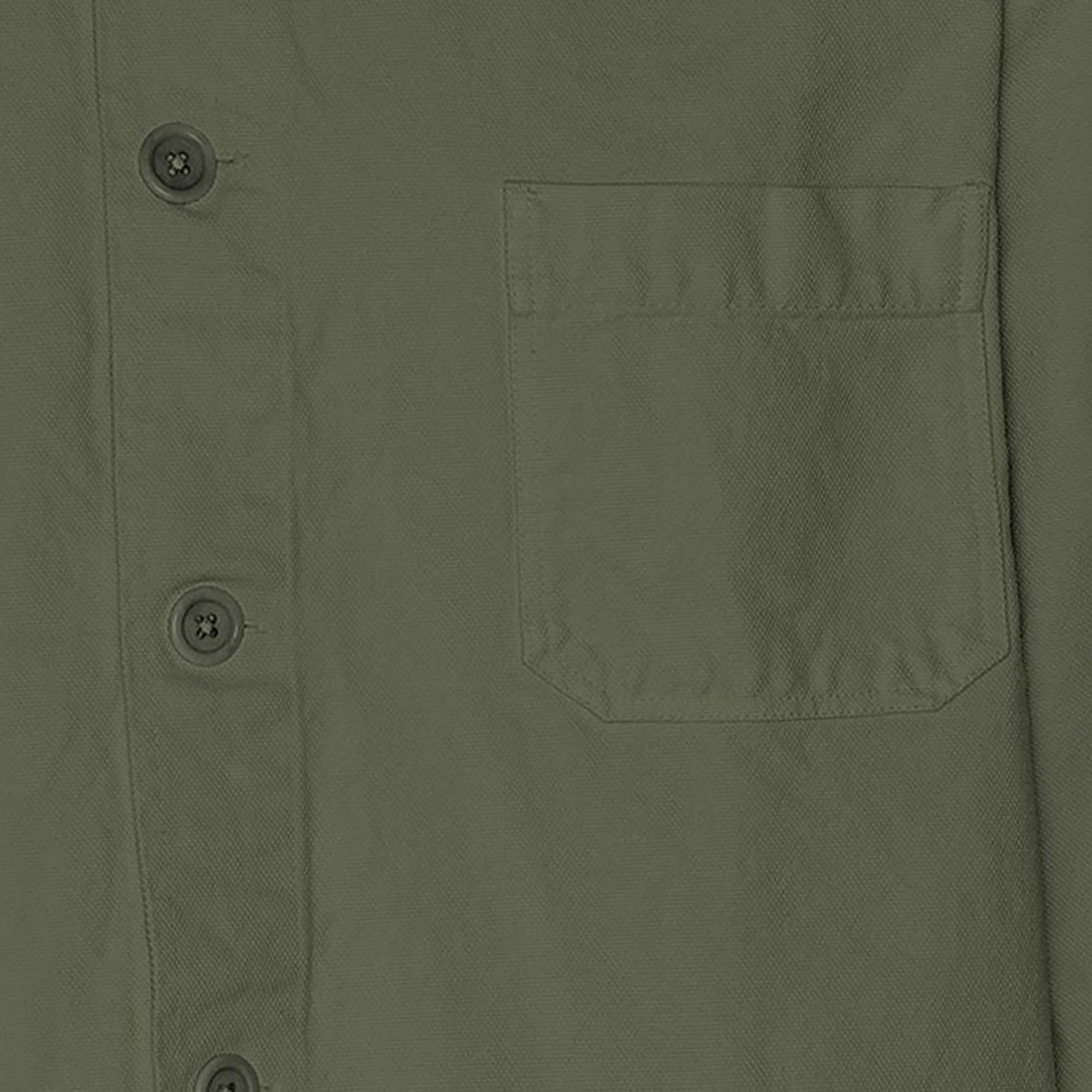 Organic Workwear Jacket - Dusty Olive