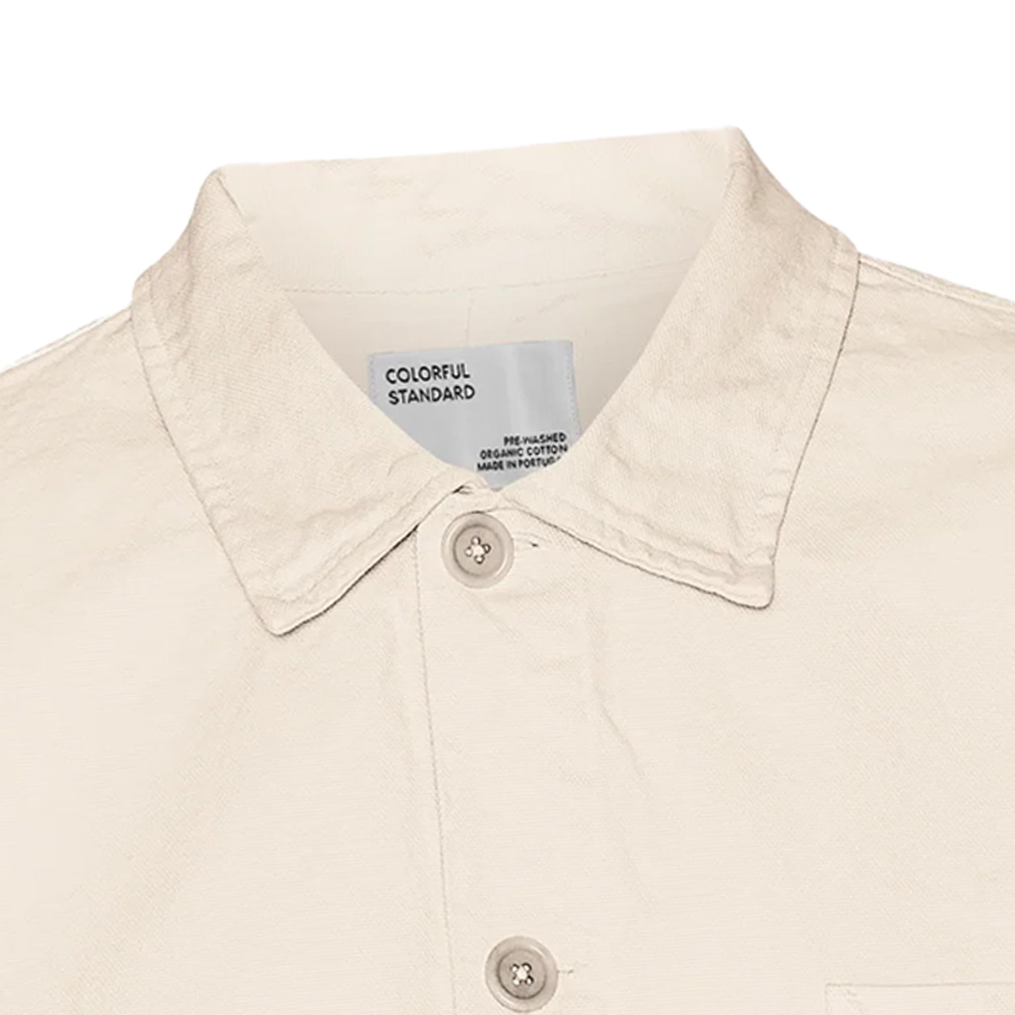 Organic Workwear Jacket - Ivory White