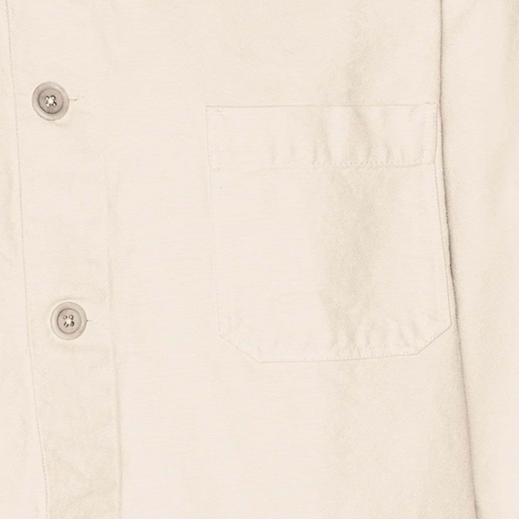 Organic Workwear Jacket - Ivory White