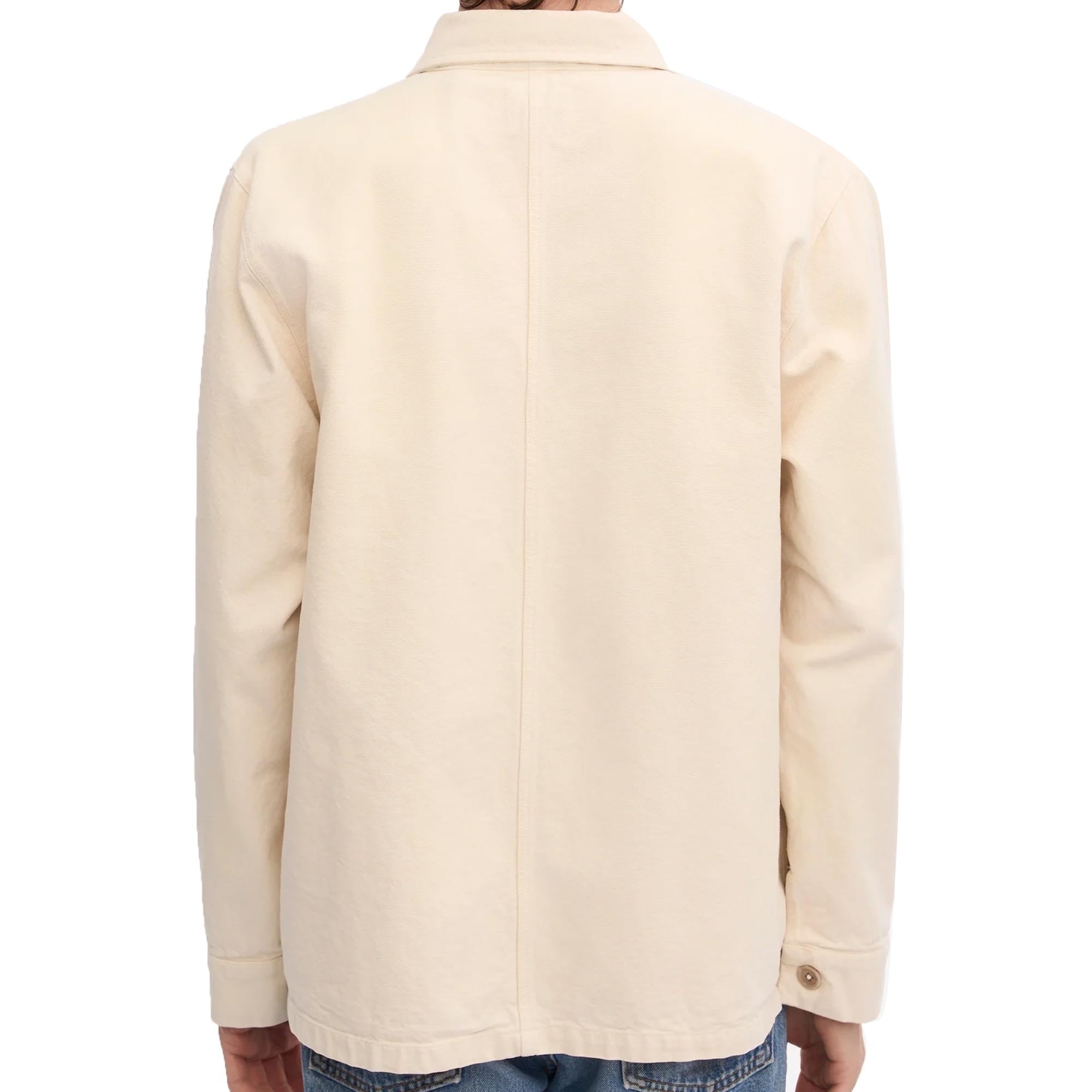 Organic Workwear Jacket - Ivory White
