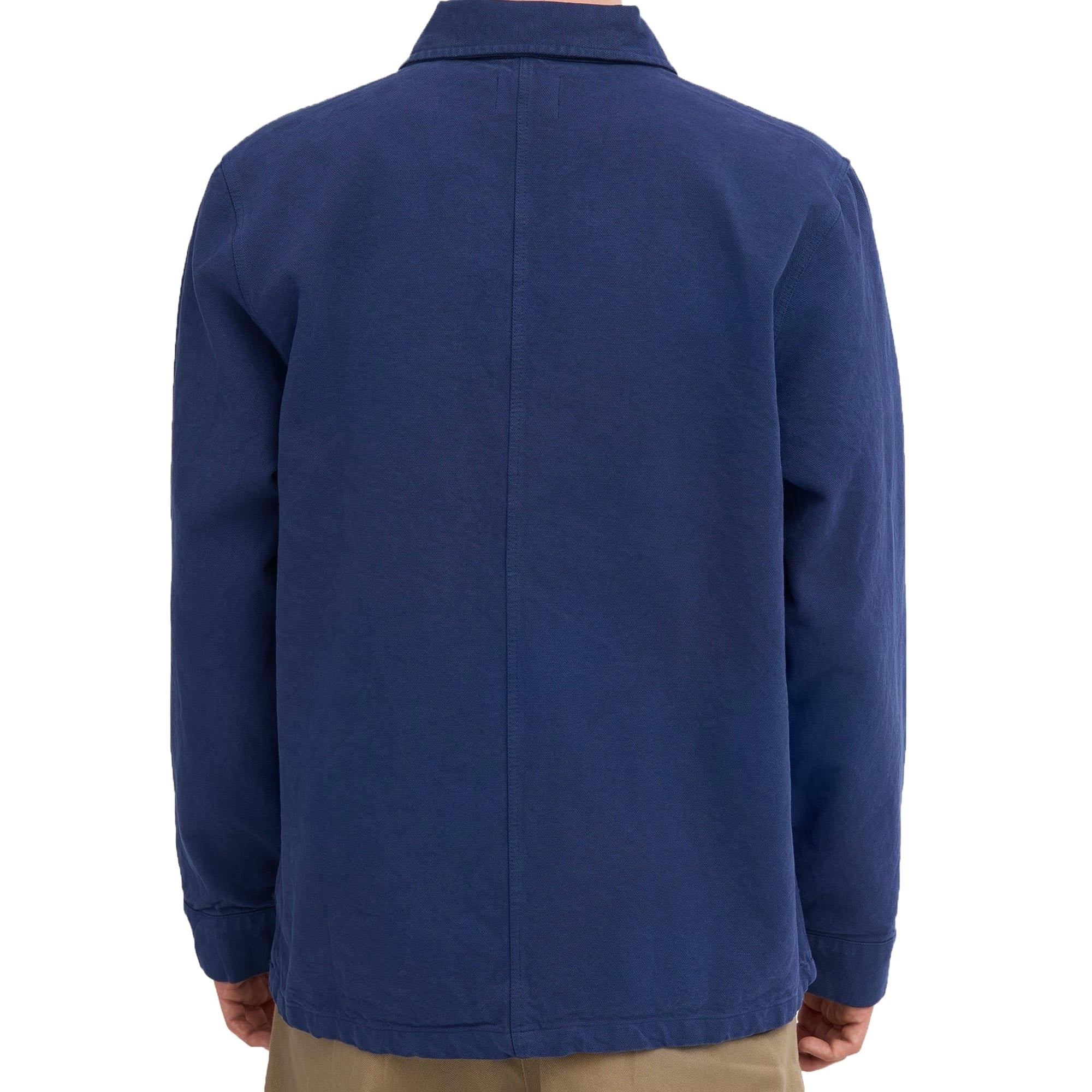 Organic Workwear Jacket - Marine Blue