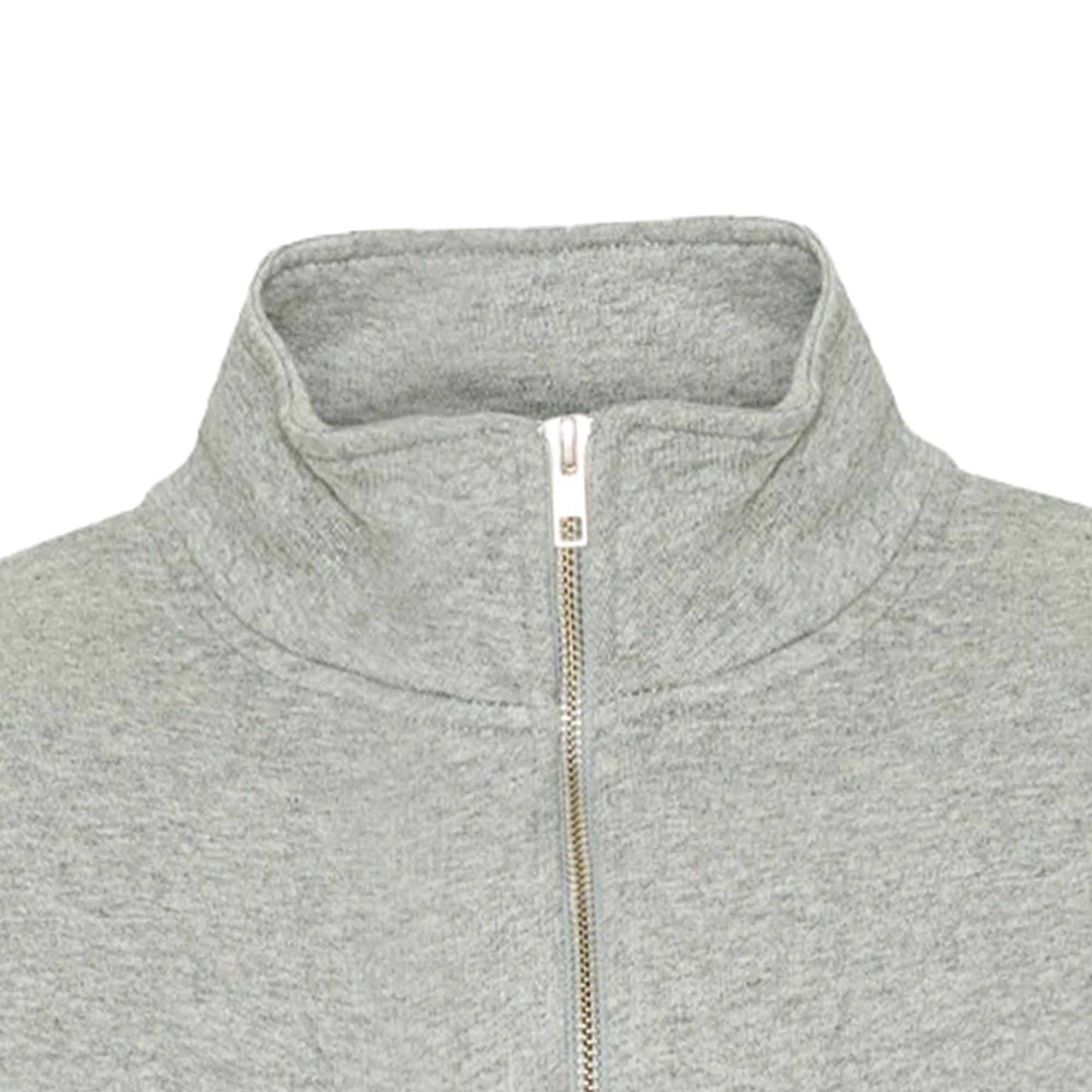 Colorful Standard Organic Quarter Zip - Heather Grey