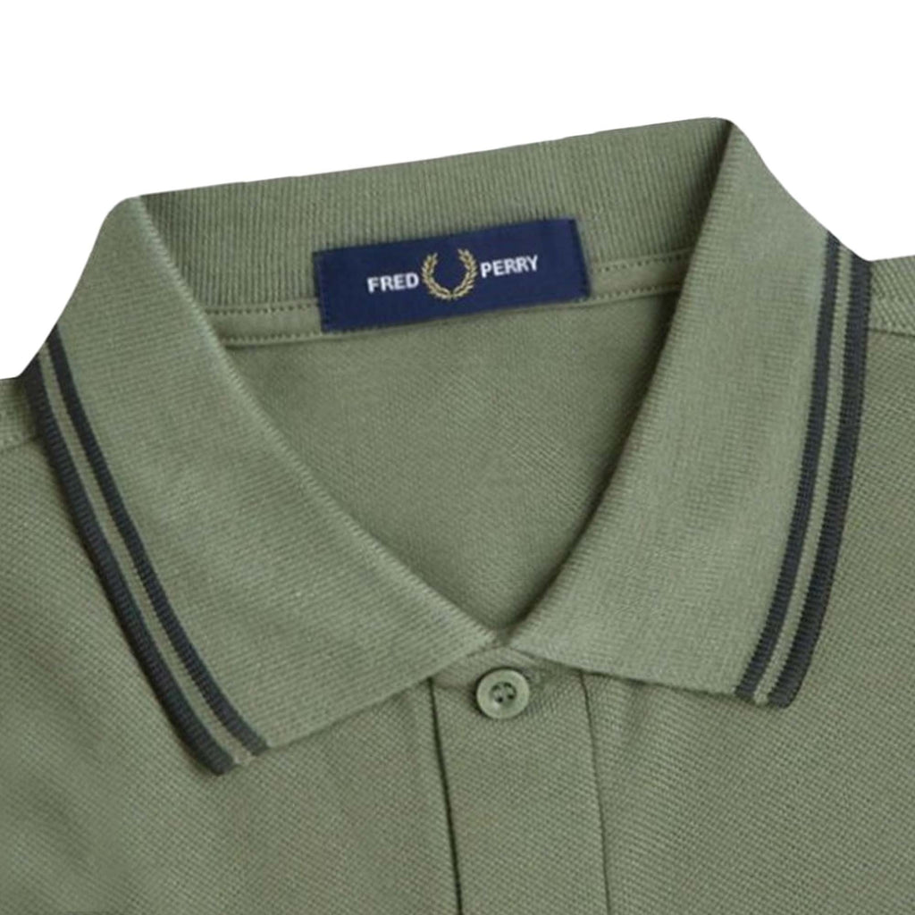 Fred Perry M3600 Twin Tipped Polo Shirt - Green