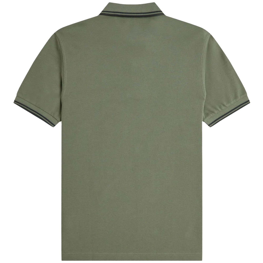 Fred Perry M3600 Twin Tipped Polo Shirt - Green