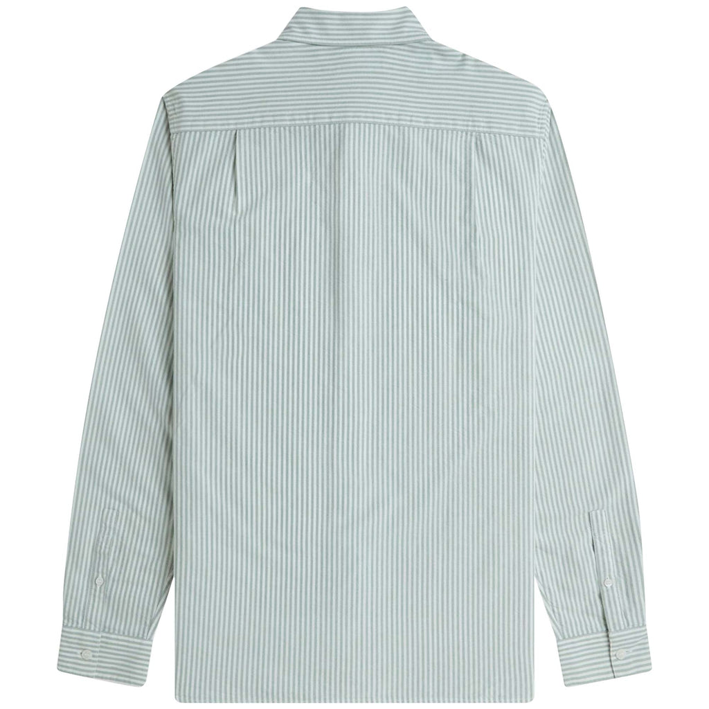 Fred Perry M1736 Oxford Stripe Shirt - Bayleaf