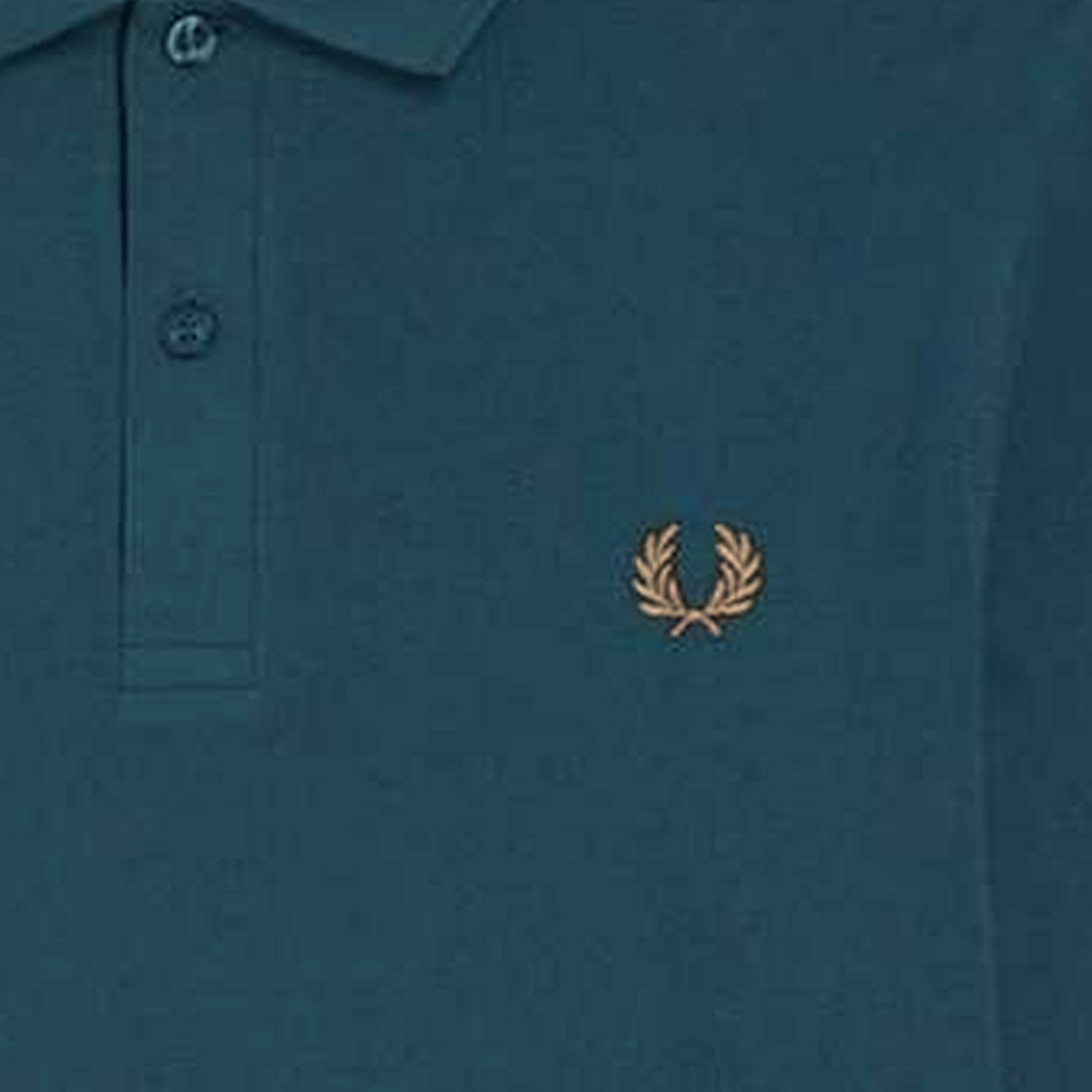 Fred Perry K4535 Long Sleeve Polo Shirt - Dark Petrol