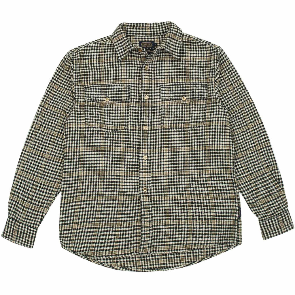 Pendleton Woolen Mills Big Pocket Check Shirt - White Check