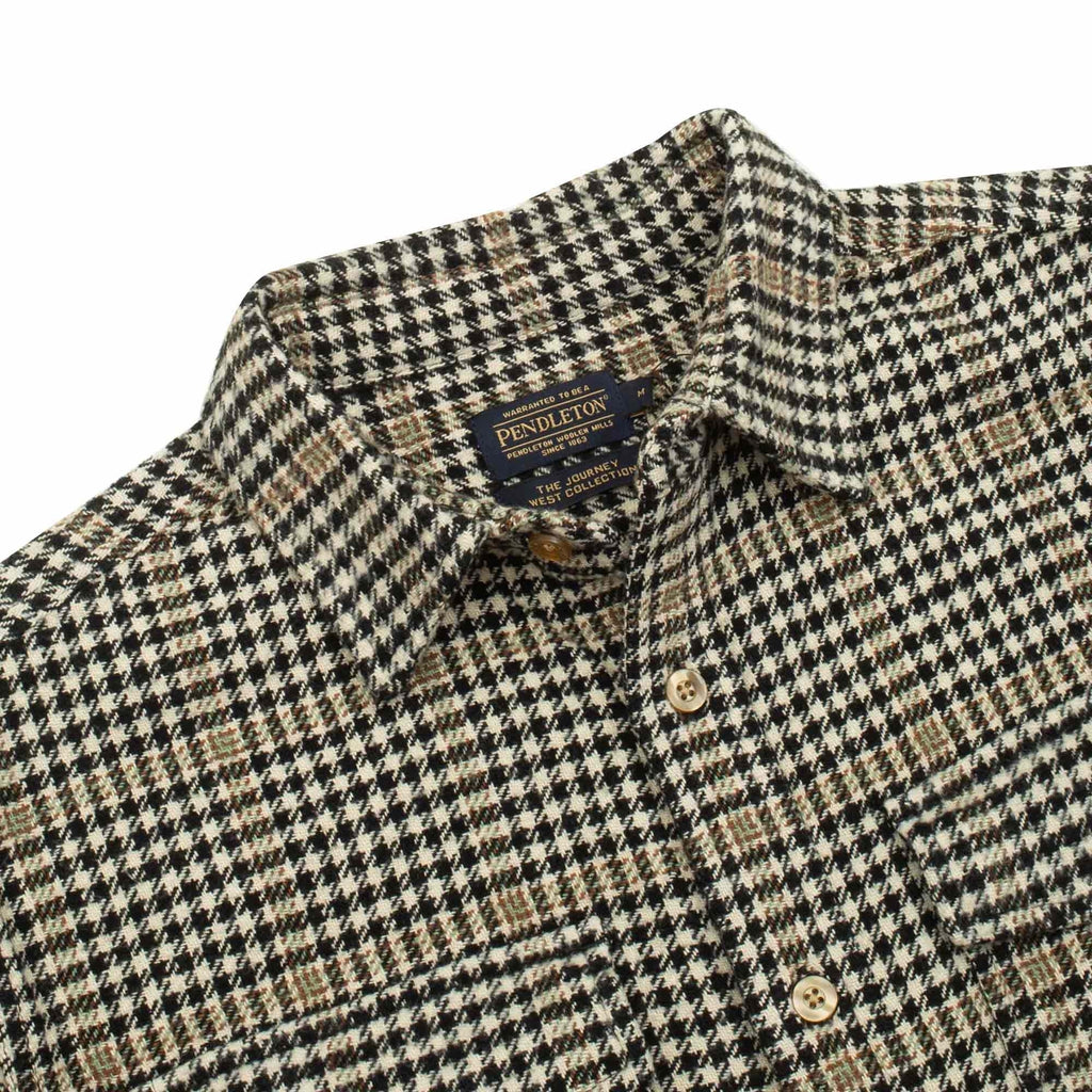 Pendleton Woolen Mills Big Pocket Check Shirt - White Check