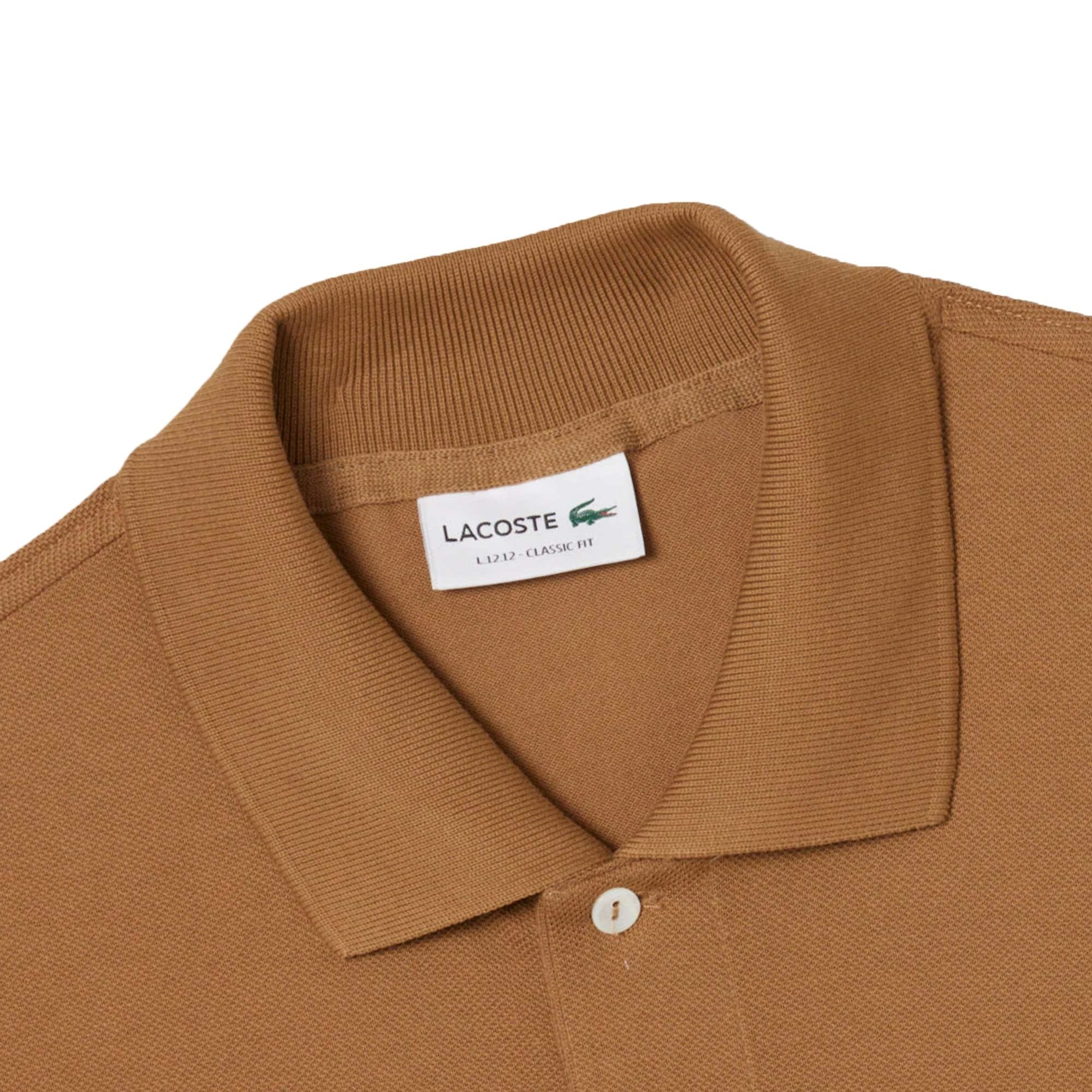 Lacoste Classic Fit L.12.12 Original Polo Shirt - Brown