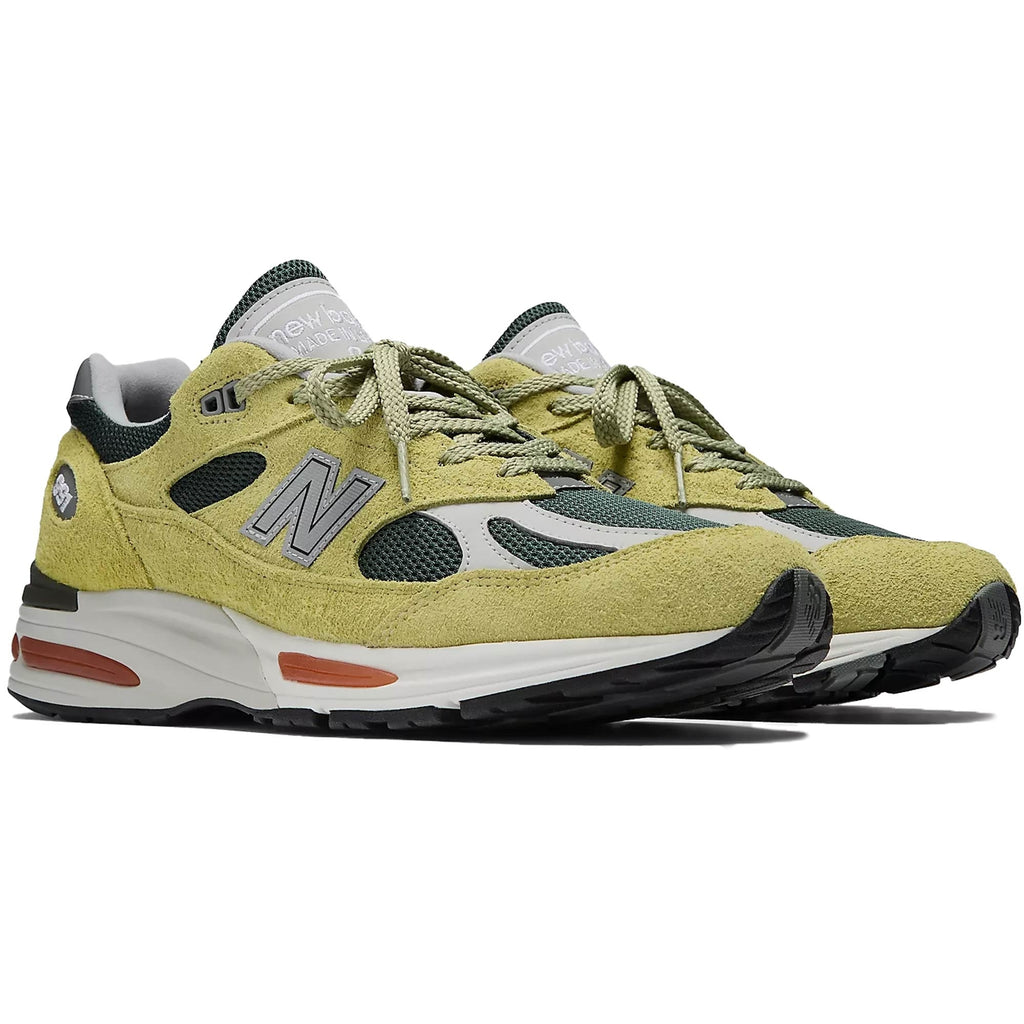 New Balance Made In UK 991v2 - Yellow Green