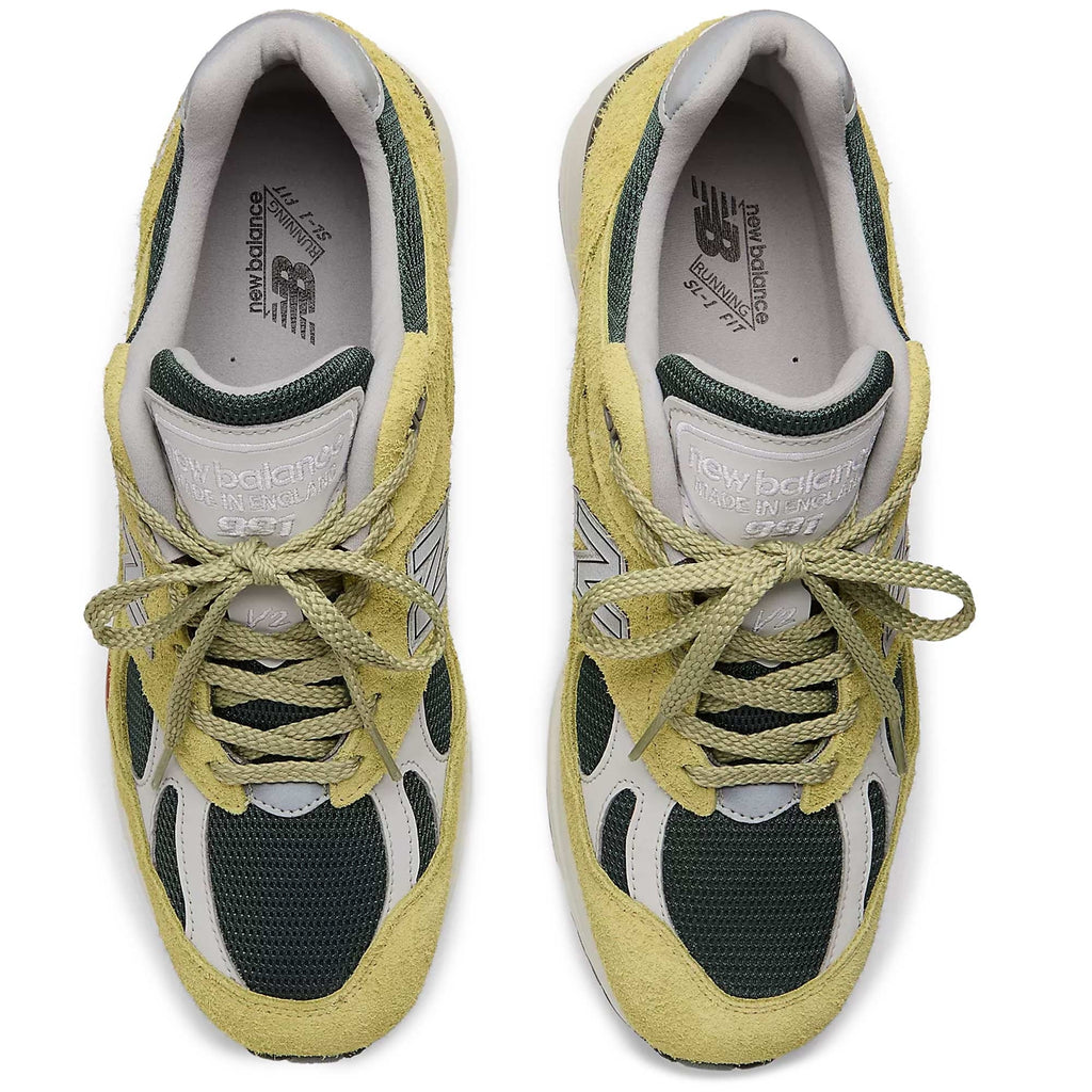New Balance Made In UK 991v2 - Yellow Green