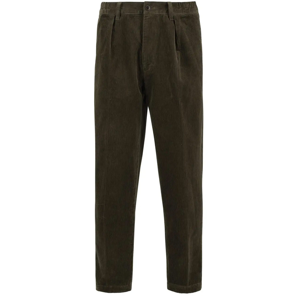 Barbour Elmbank Oversized Cord Trousers - Olive