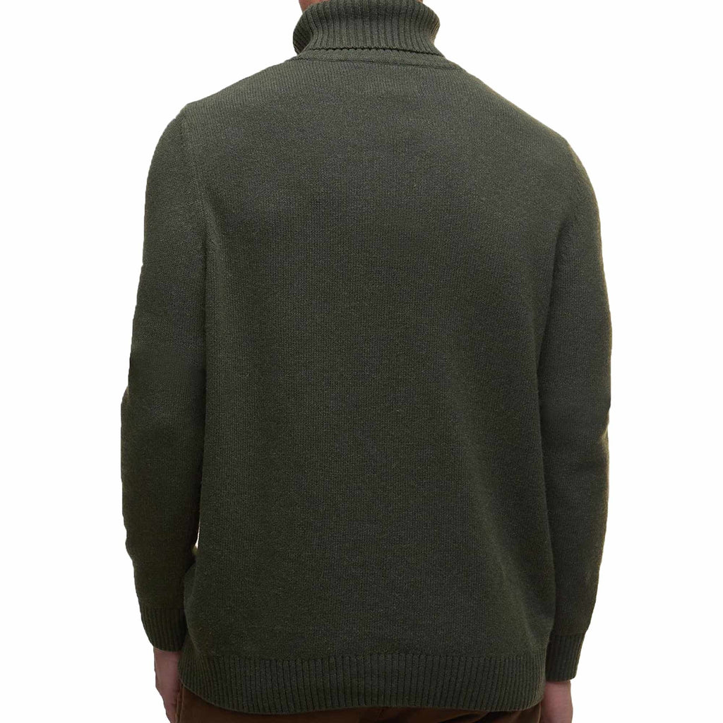 Barbour Kelp Roll-Neck Jumper - Olive