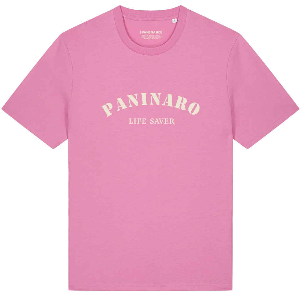 Paninaro Life Saver T-Shirt - Pink