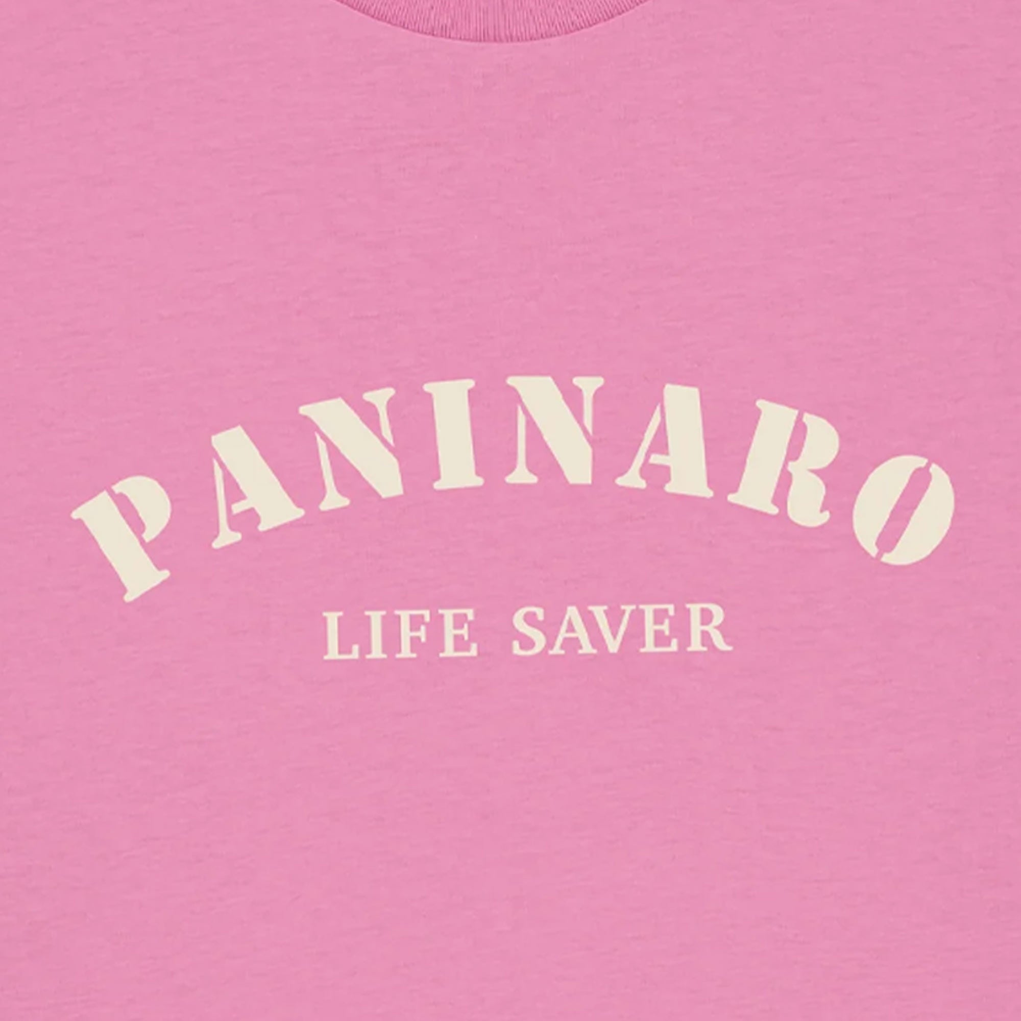 Paninaro Life Saver T-Shirt - Pink