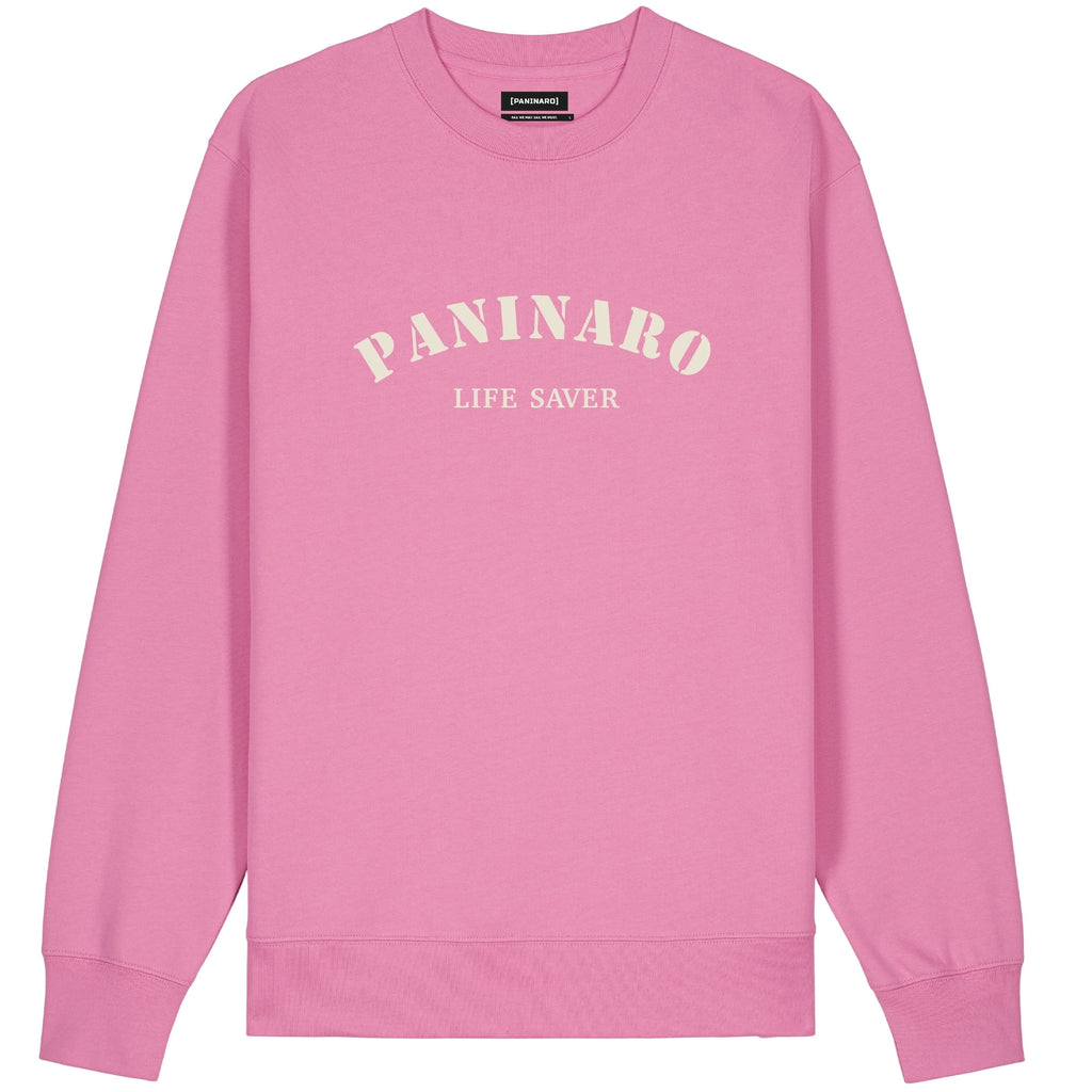 Paninaro Life Saver Sweatshirt - Pink