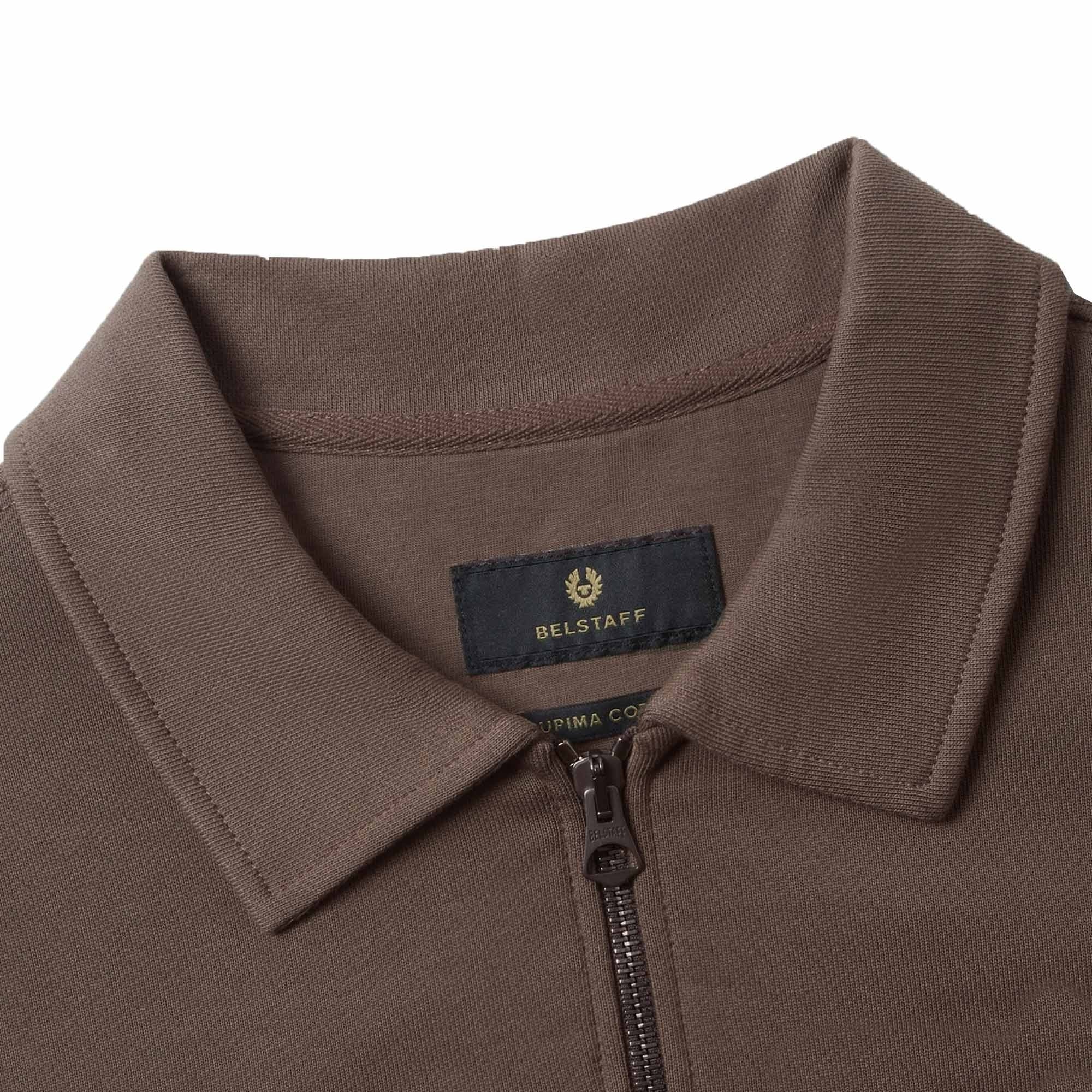 Belstaff Curator Collared Sweatshirt - Major Brown