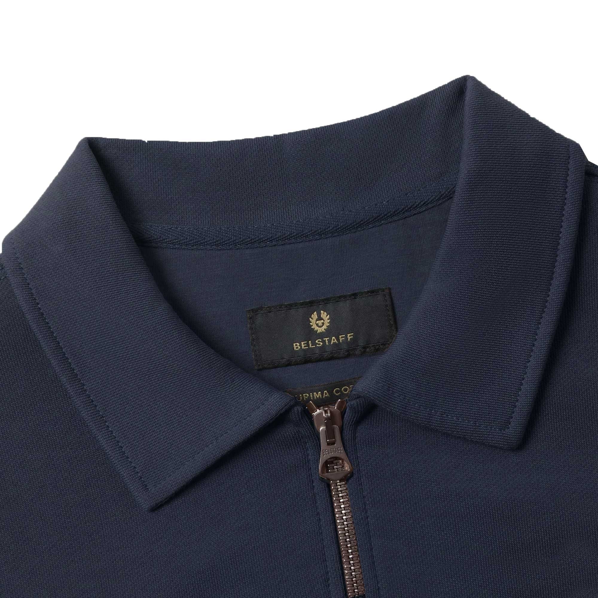 Belstaff Curator Collared Sweatshirt - Dark Ink