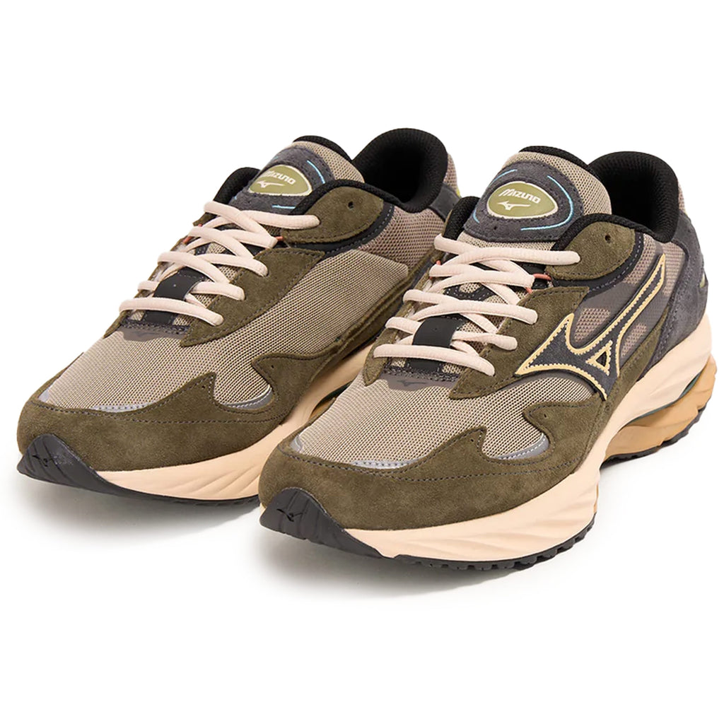Mizuno Wave Rider Beta Vintage - Khaki/Black Sand/Grape
