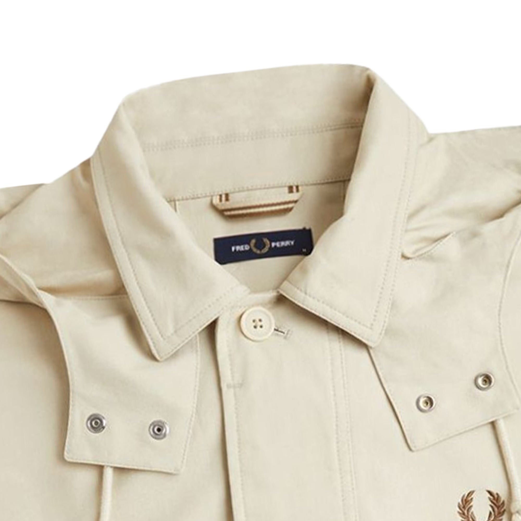 Fred Perry Coaches Smock Jacket - Oatmeal
