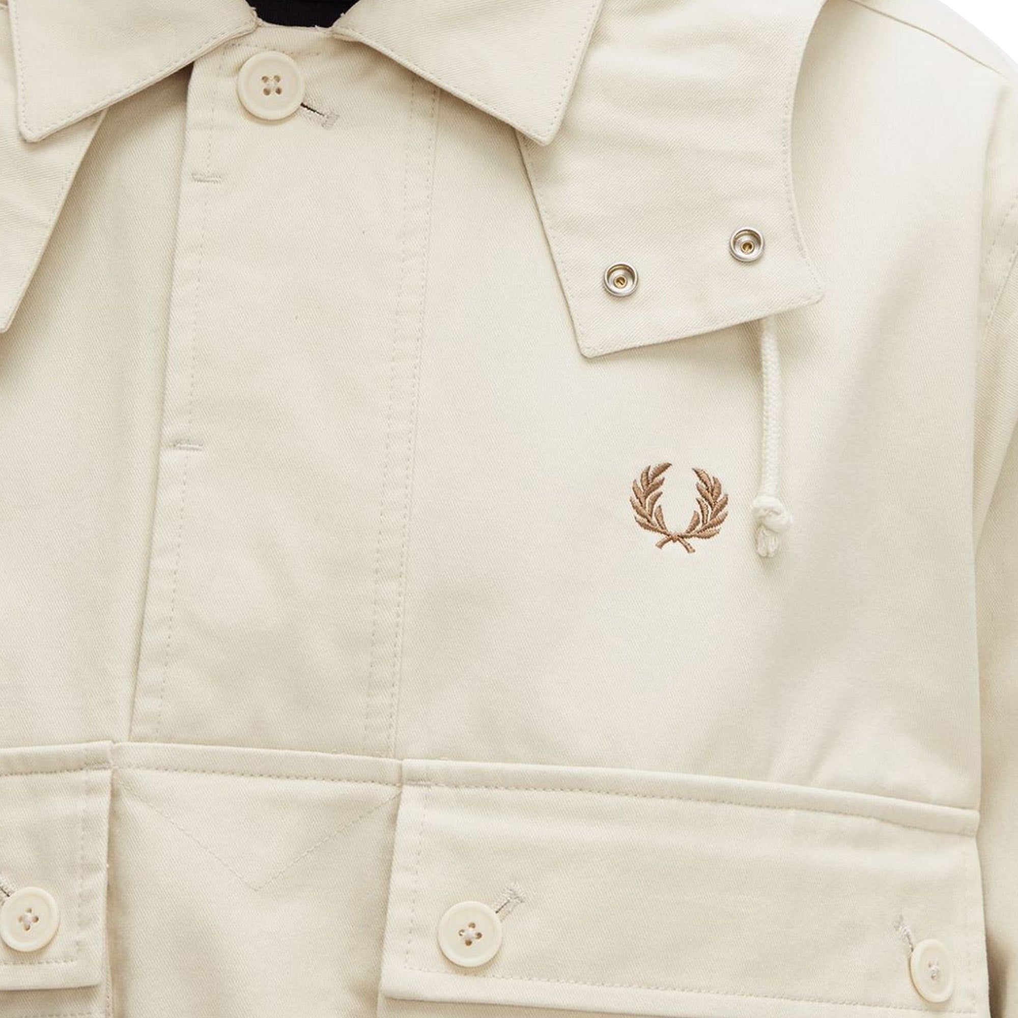 Fred Perry Coaches Smock Jacket - Oatmeal