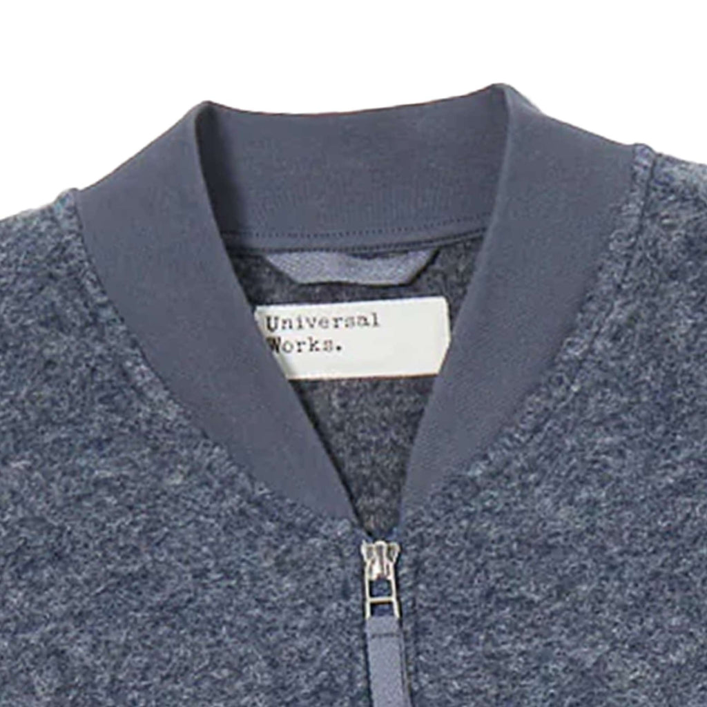 Universal Works Zip Waistcoat - Slate Blue