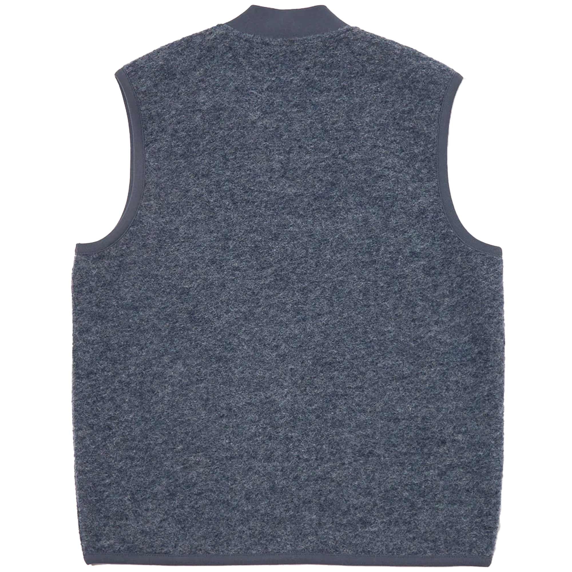 Universal Works Zip Waistcoat - Slate Blue