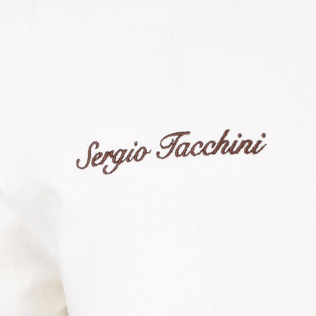 Sergio Tacchini Nanto Zip Neck Polo Shirt - Gardenia