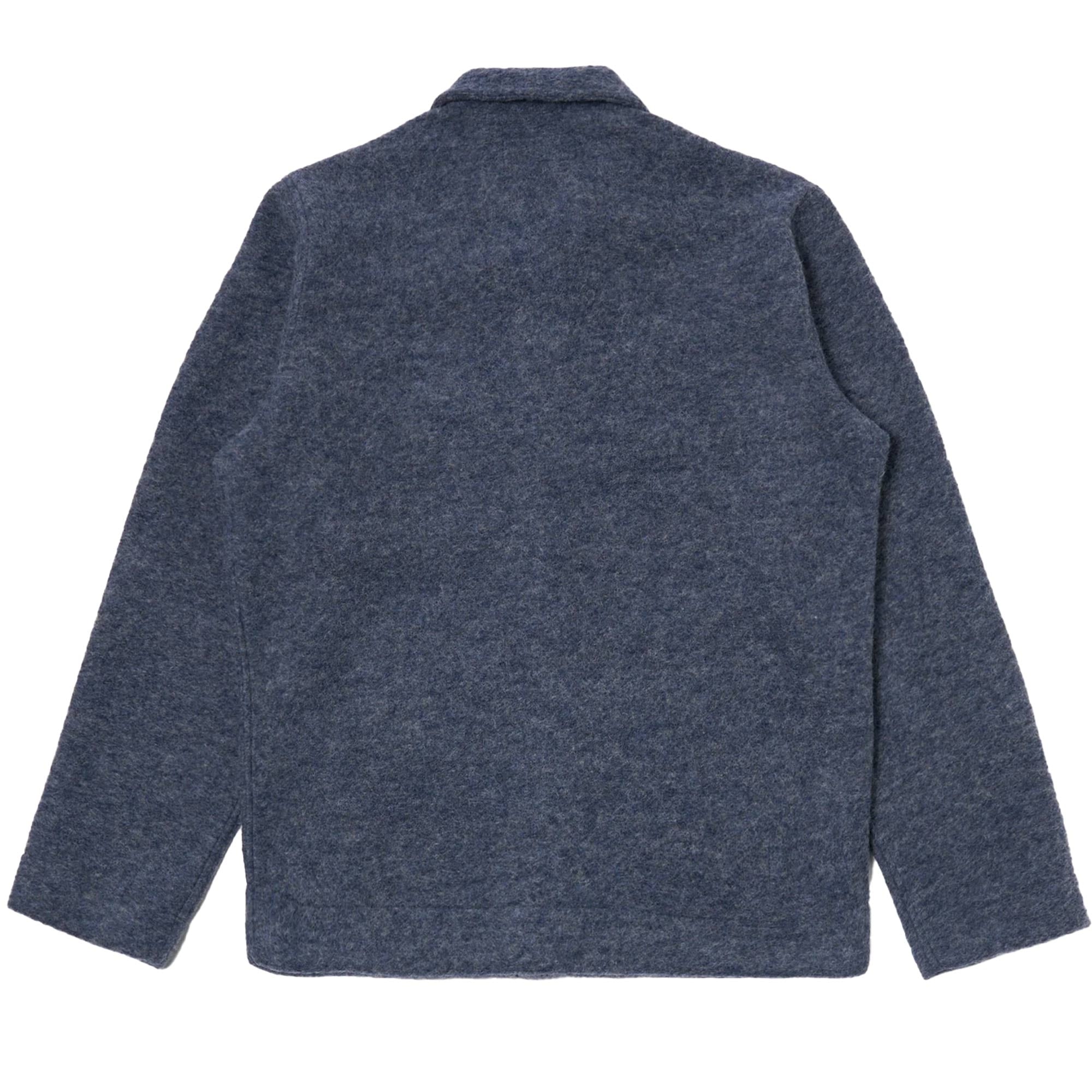 Universal Works Wool Fleece Uniform Jacket - Slate Blue