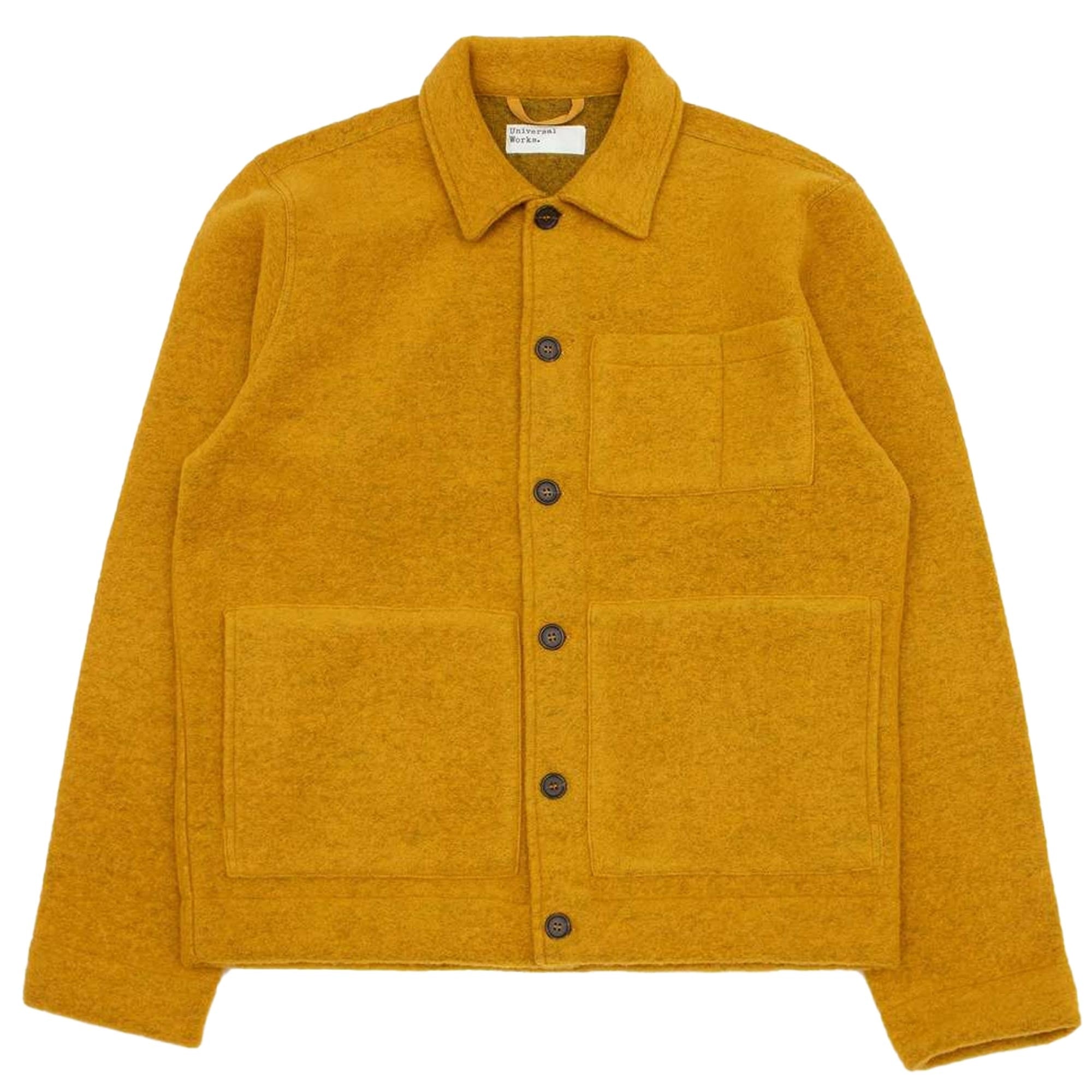 Universal Works Wool Fleece Uniform Jacket - Yellow
