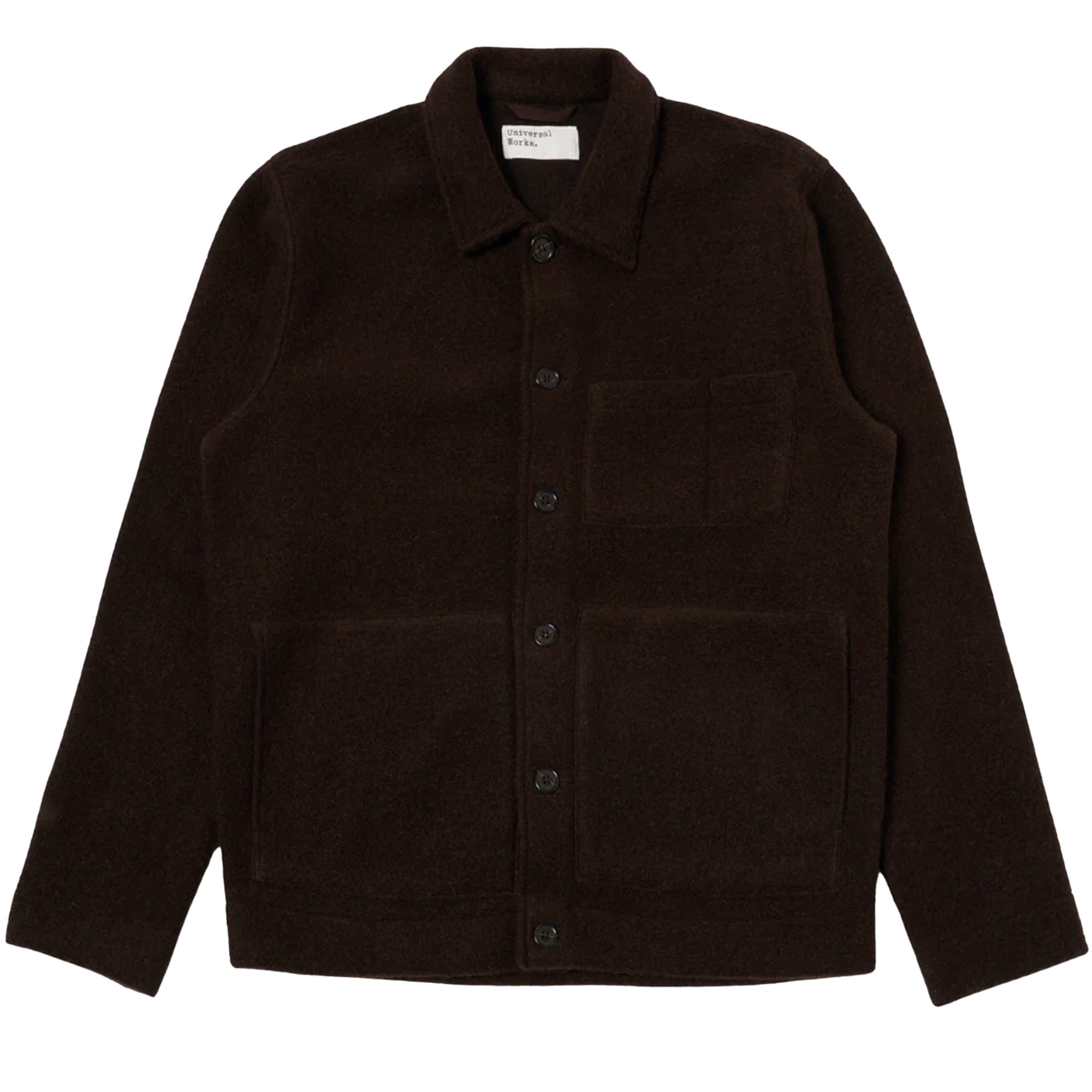 Universal Works Wool Fleece Uniform Jacket - Brown