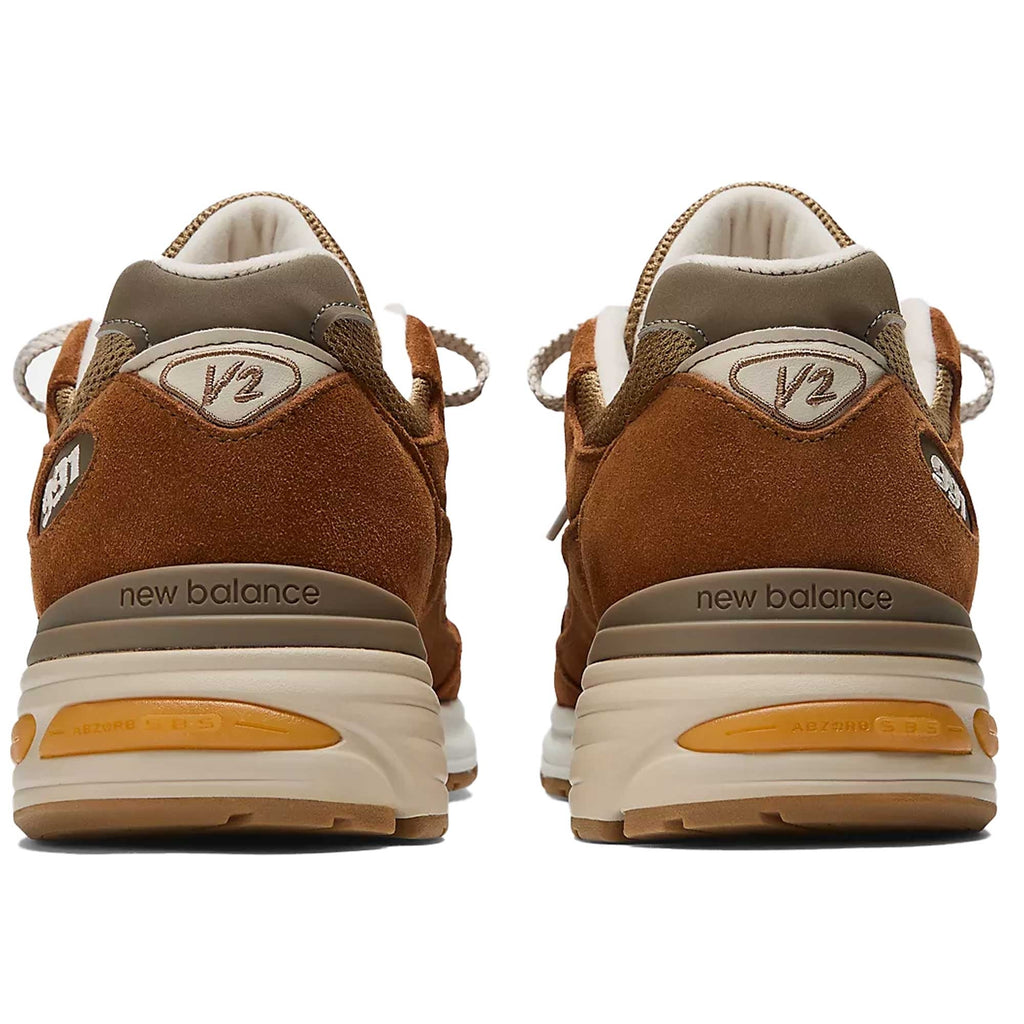 New Balance Made In UK 991v2 Iconic Influences Shoes - Tan Brown