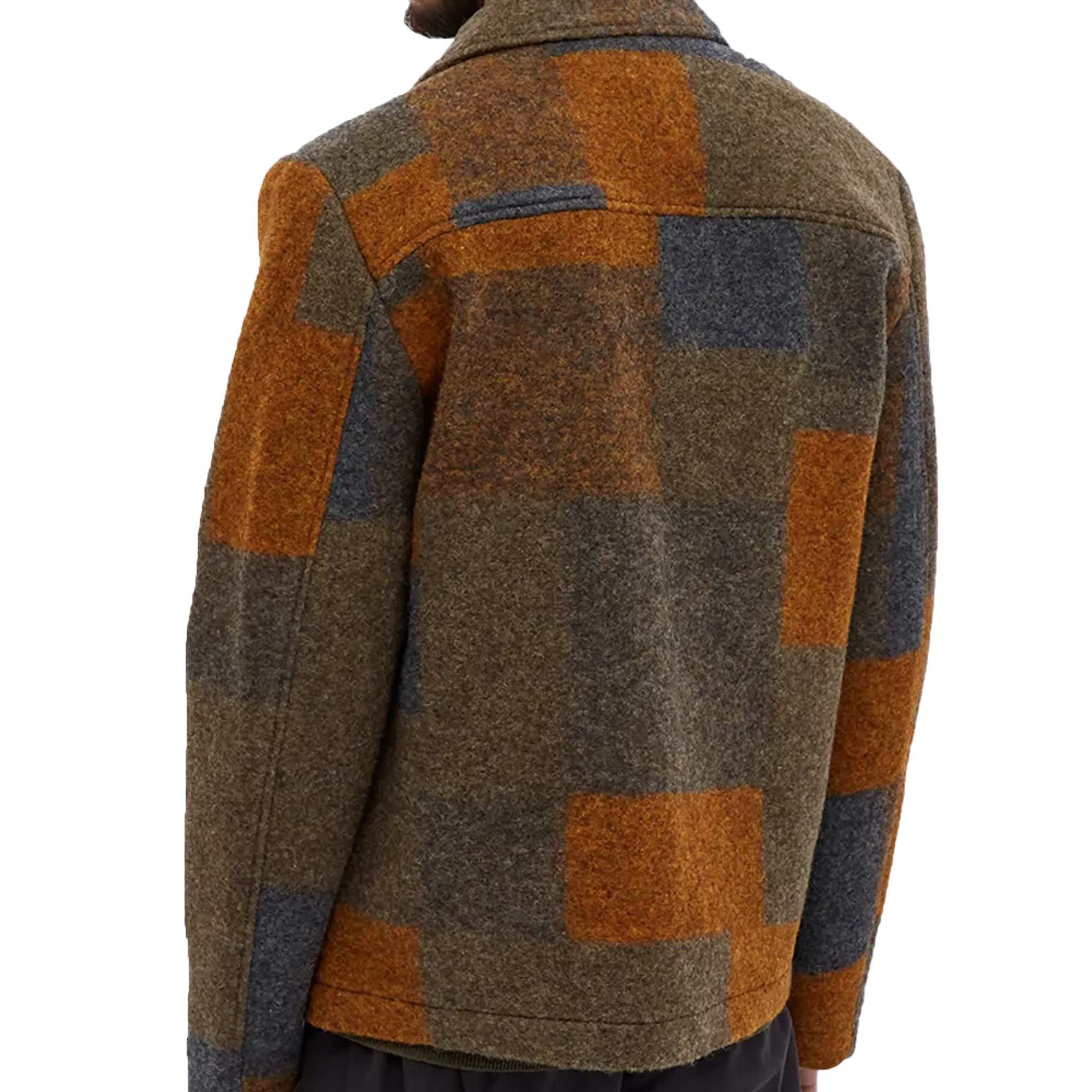 Gael Wool Jacket - Brown Check
