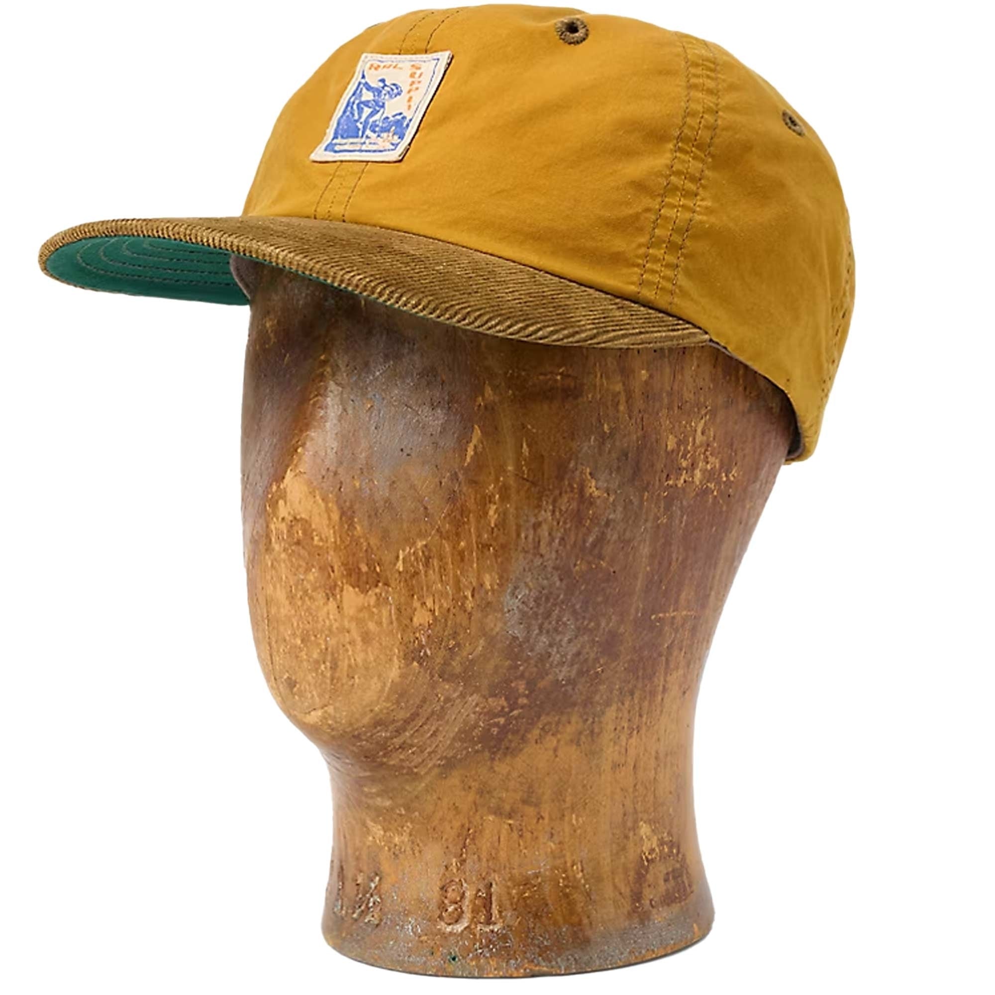 RRL by Ralph Lauren Corduroy-Bill Oilcloth Ball Cap - Mustard