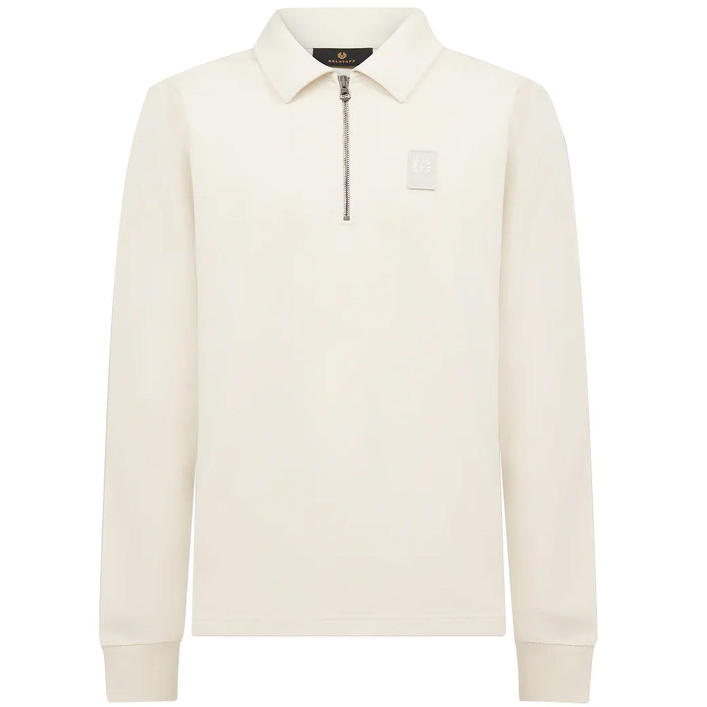 Belstaff Curator Collared Sweatshirt - Silver Birch