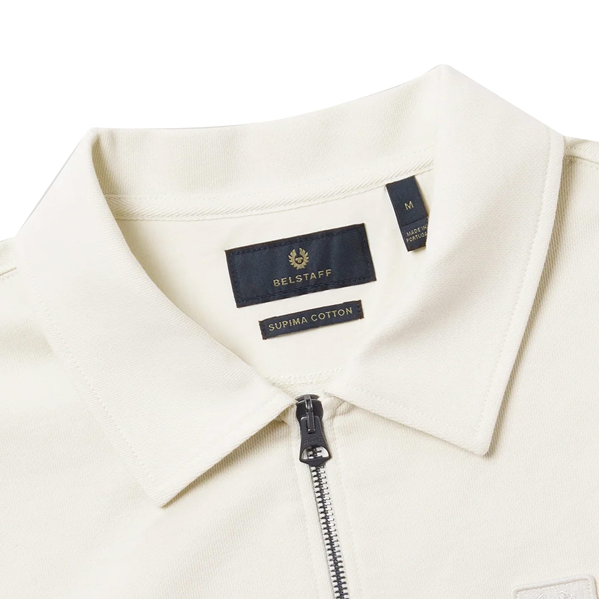Belstaff Curator Collared Sweatshirt - Silver Birch